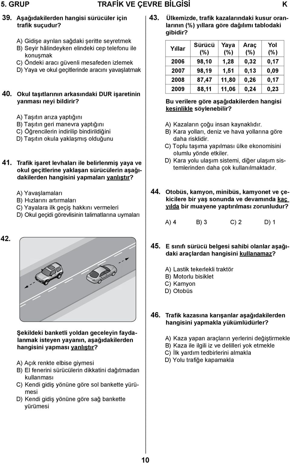 Okul taşıtlarının arkasındaki DUR işaretinin yanması neyi bildirir?