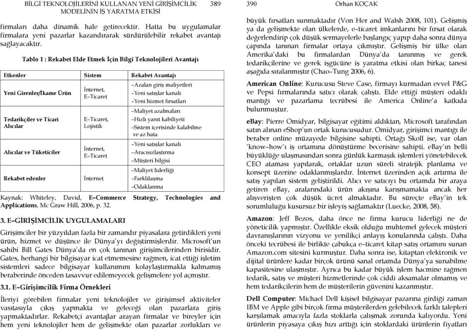 Đnternet, E Ticaret E Ticaret, Lojistik Đnternet, E Ticaret Đnternet Azalan giriş maliyetleri Yeni satışlar kanalı Yeni hizmet fırsatları Maliyet azalmaları Hızlı yanıt kabiliyeti Sistem içerisinde