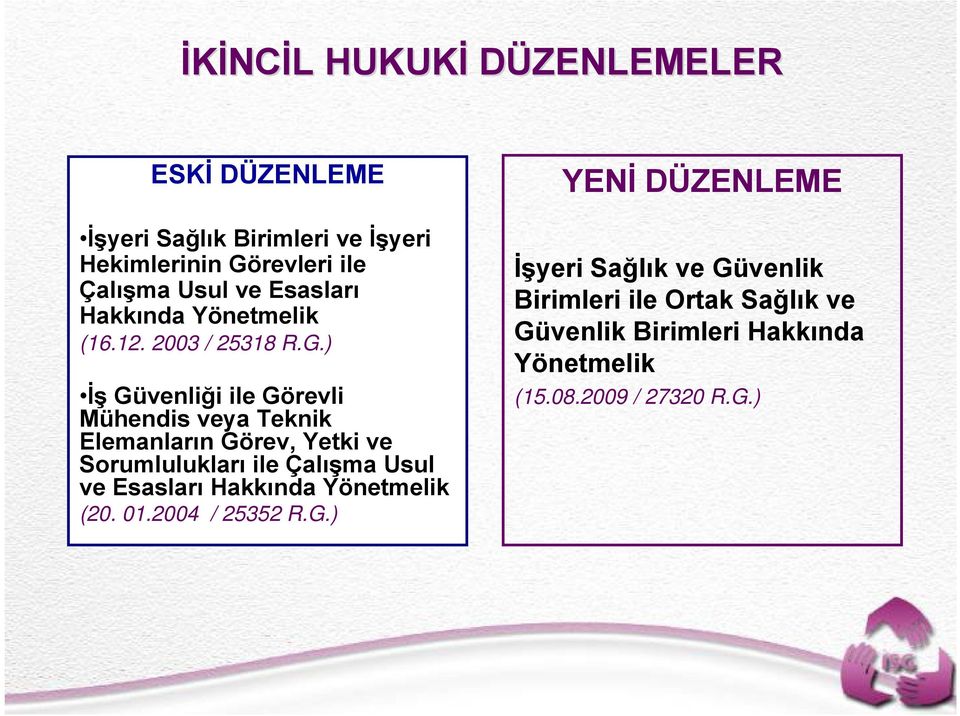 ) İş Güvenliği ile Görevli Mühendis veya Teknik Elemanların Görev, Yetki ve Sorumlulukları ile Çalışma Usul ve Esasları