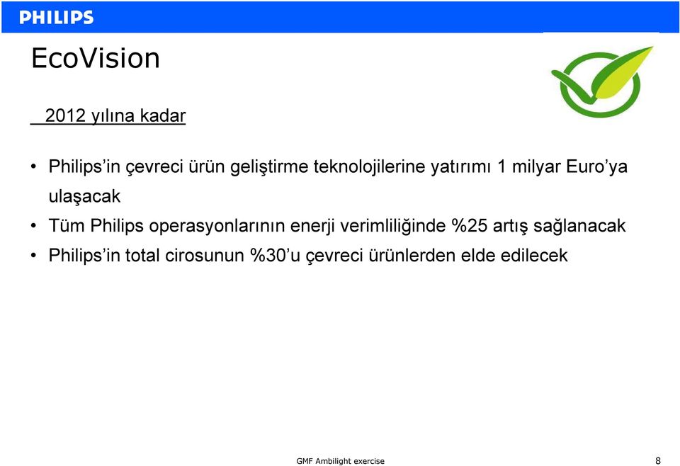 operasyonlarının enerji verimliliğinde %25 artış sağlanacak