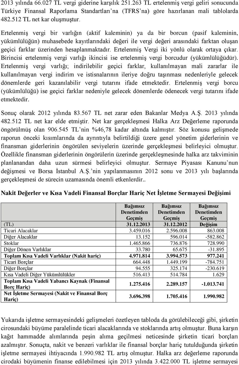 Ertelenmiş vergi bir varlığın (aktif kaleminin) ya da bir borcun (pasif kaleminin, yükümlülüğün) muhasebede kayıtlarındaki değeri ile vergi değeri arasındaki farktan oluşan geçici farklar üzerinden