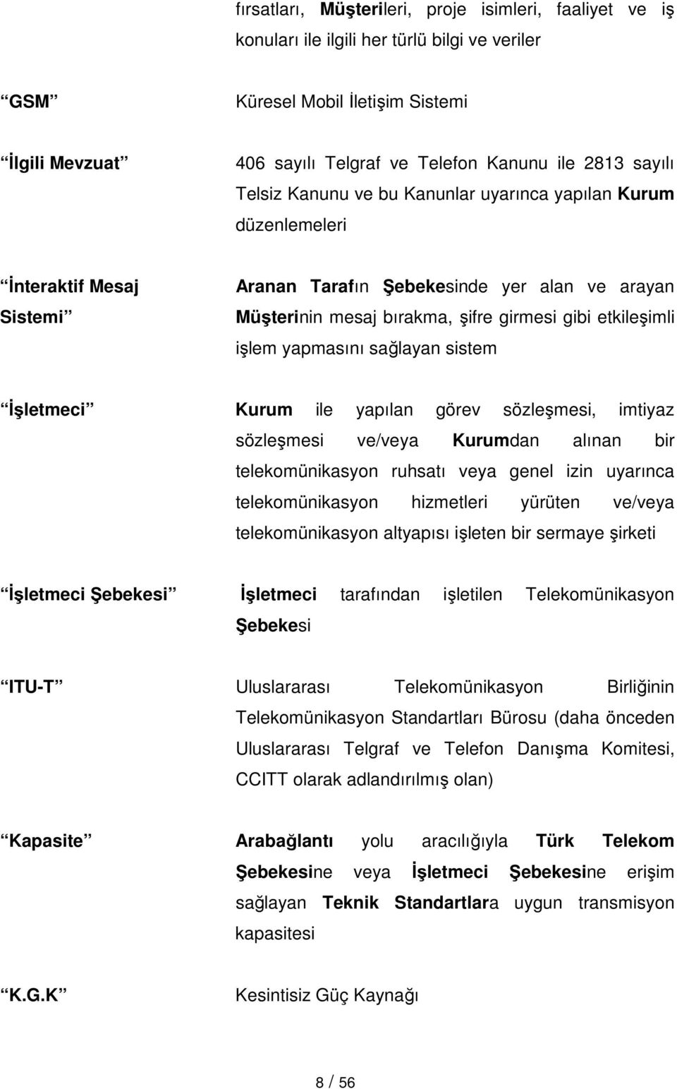 etkileşimli işlem yapmasını sağlayan sistem Đşletmeci Kurum ile yapılan görev sözleşmesi, imtiyaz sözleşmesi ve/veya Kurumdan alınan bir telekomünikasyon ruhsatı veya genel izin uyarınca