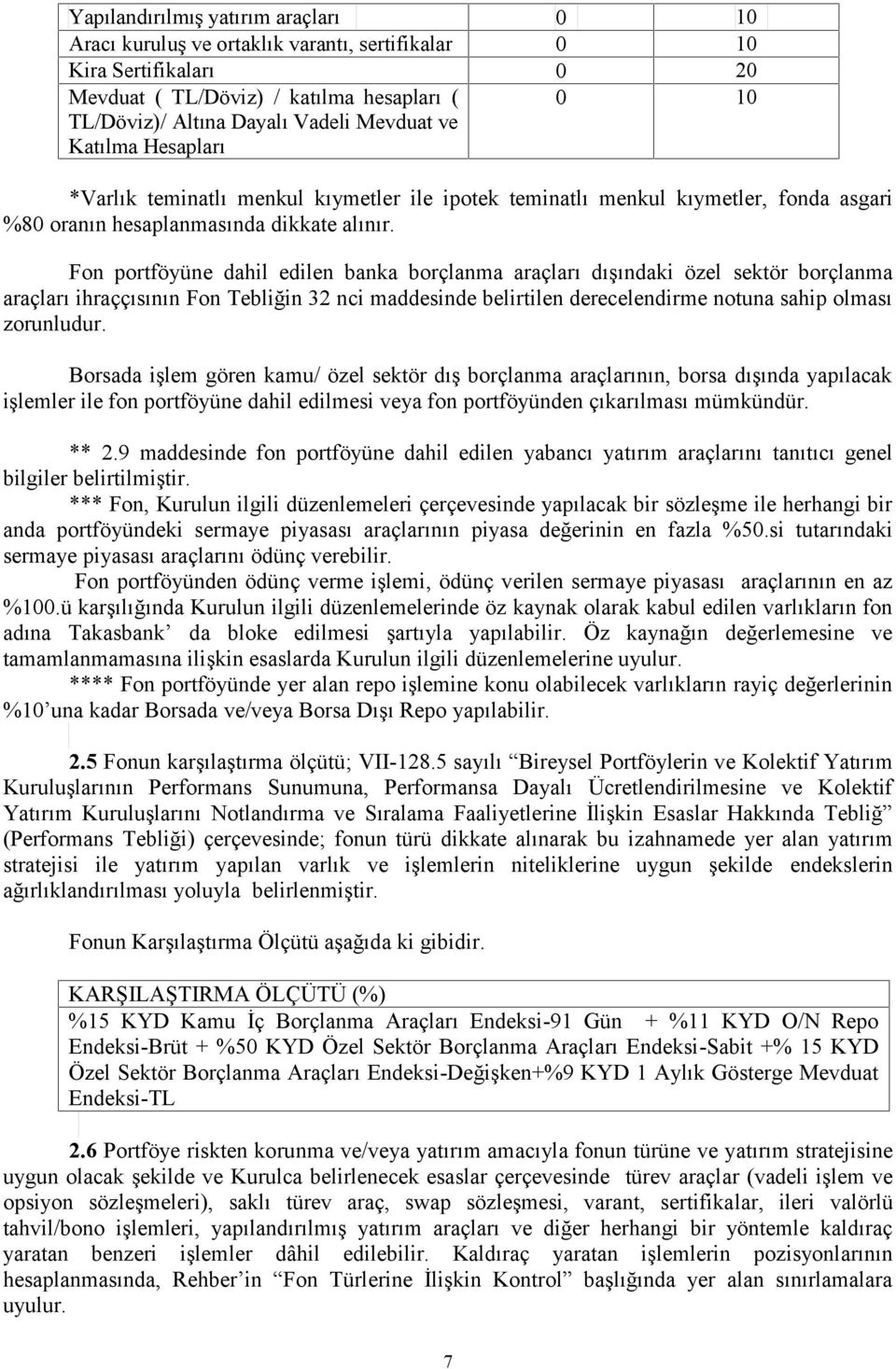 Fon portföyüne dahil edilen banka borçlanma araçları dışındaki özel sektör borçlanma araçları ihraççısının Fon Tebliğin 32 nci maddesinde belirtilen derecelendirme notuna sahip olması zorunludur.