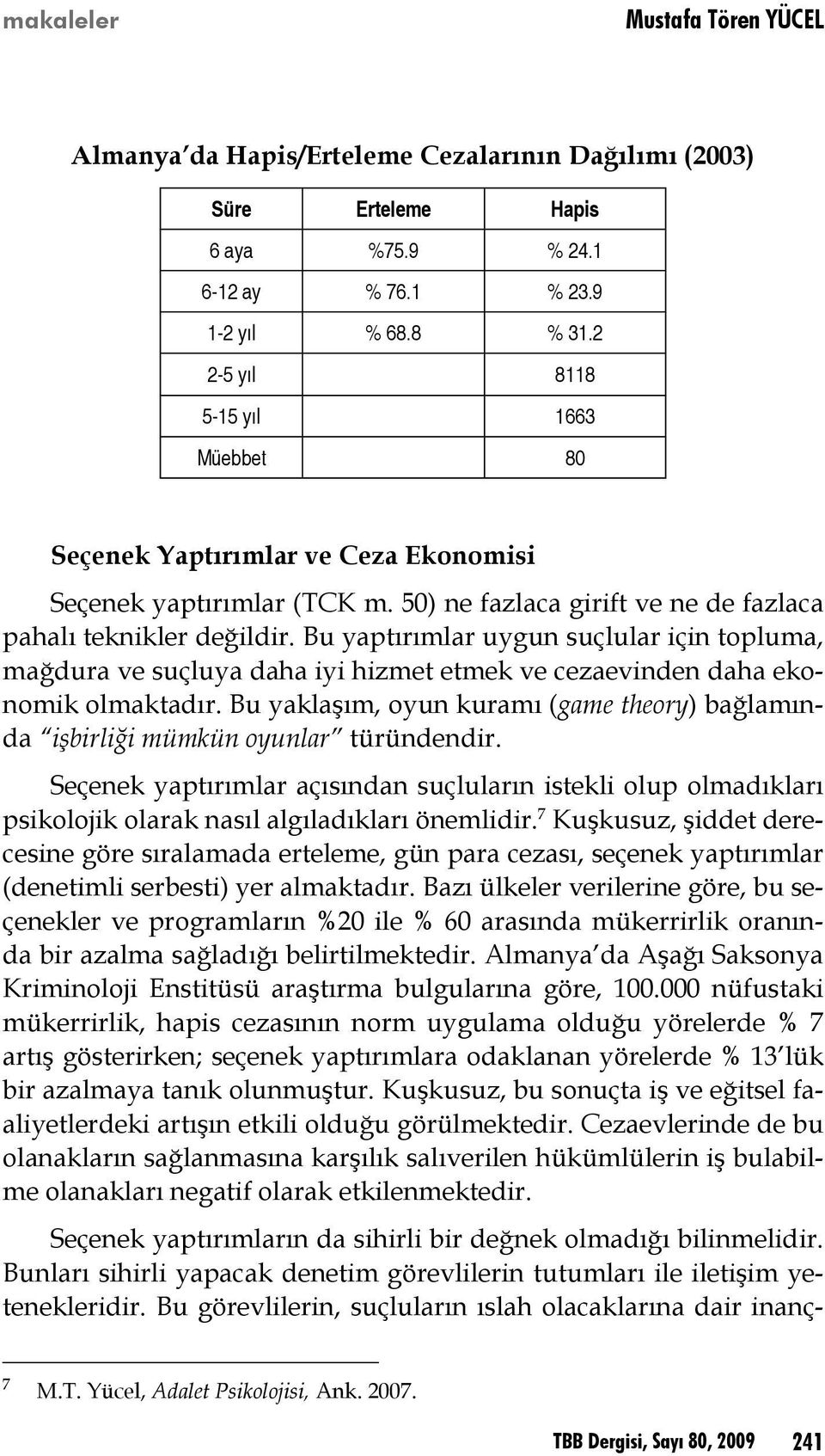 Bu yaptırımlar uygun suçlular için topluma, mağdura ve suçluya daha iyi hizmet etmek ve cezaevinden daha ekonomik olmaktadır.