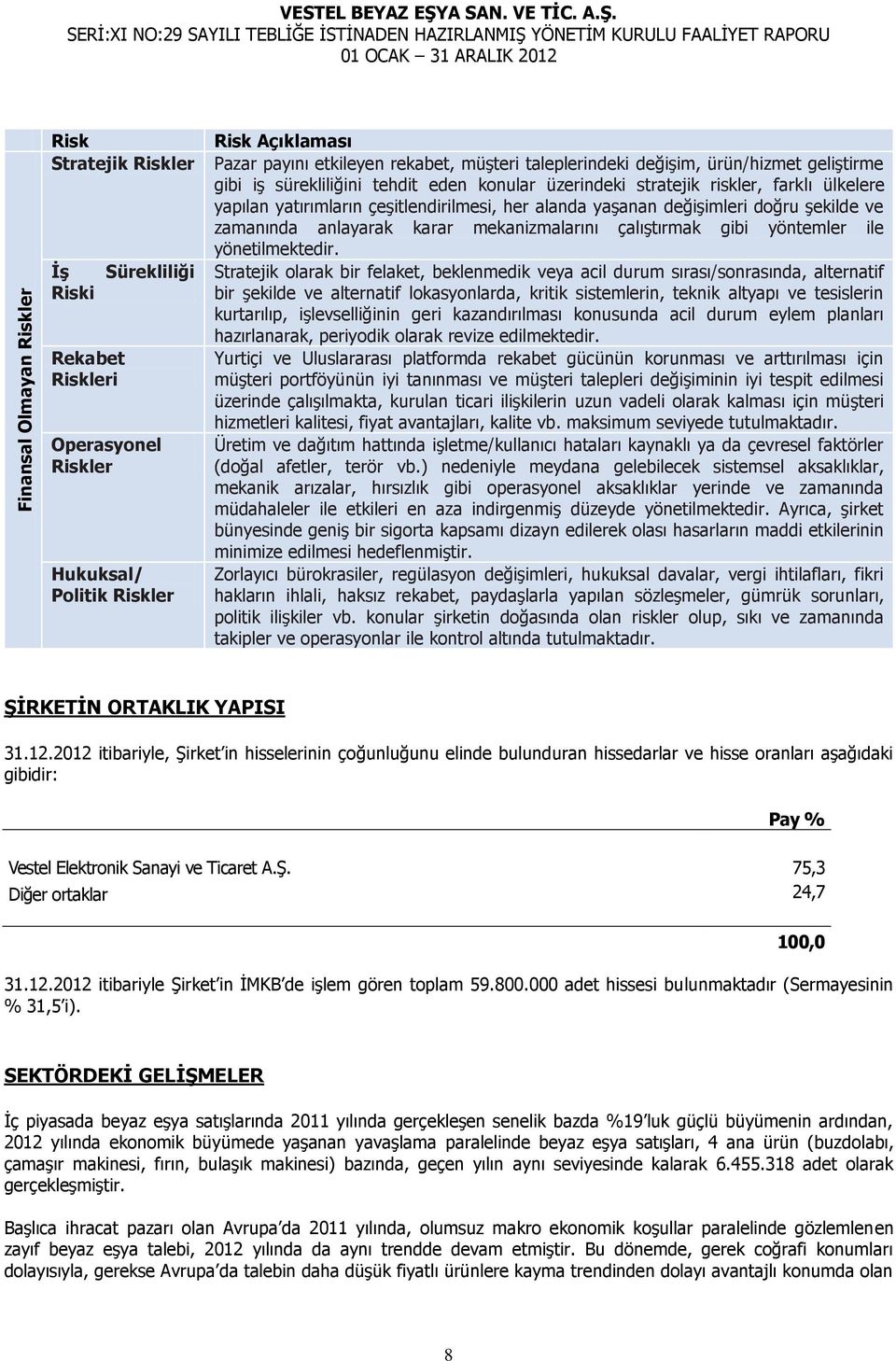 değişimleri doğru şekilde ve zamanında anlayarak karar mekanizmalarını çalıştırmak gibi yöntemler ile yönetilmektedir.