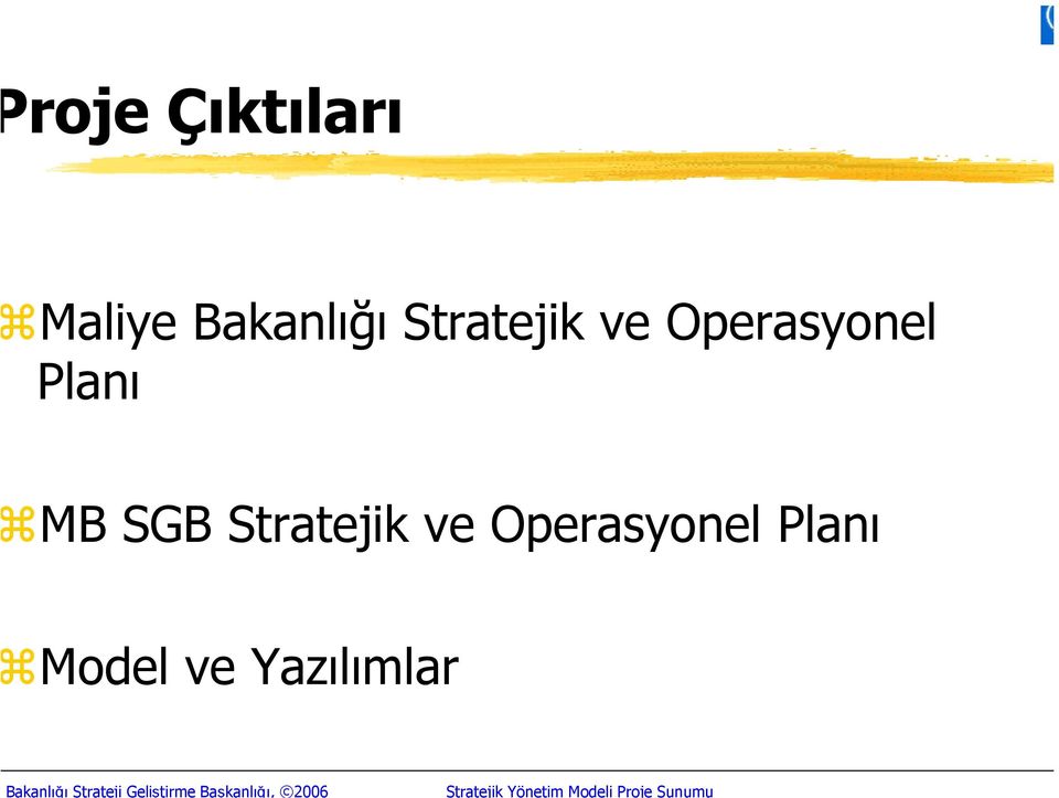 Operasyonel Planı MB SGB