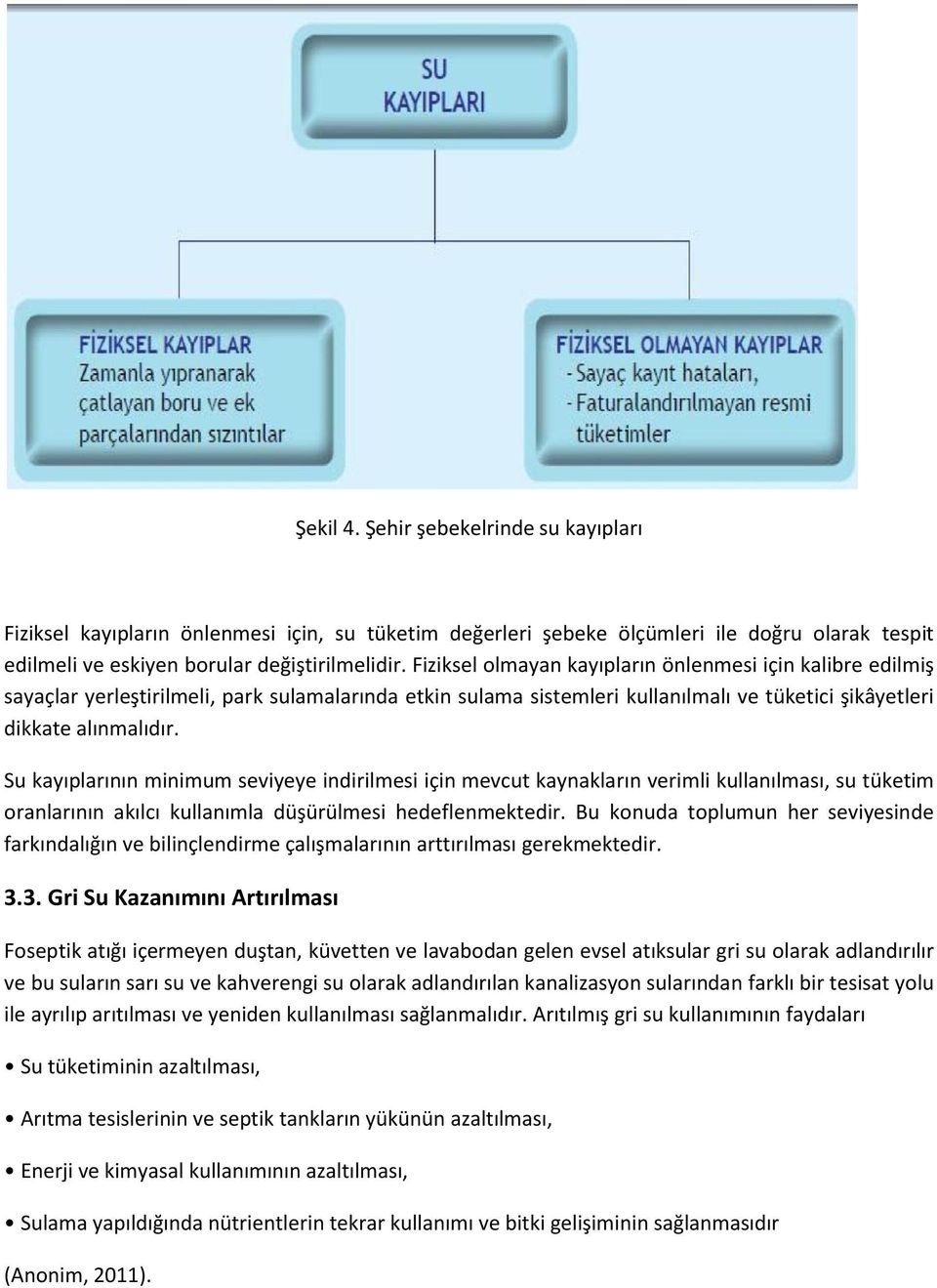 Su kayıplarının minimum seviyeye indirilmesi için mevcut kaynakların verimli kullanılması, su tüketim oranlarının akılcı kullanımla düşürülmesi hedeflenmektedir.