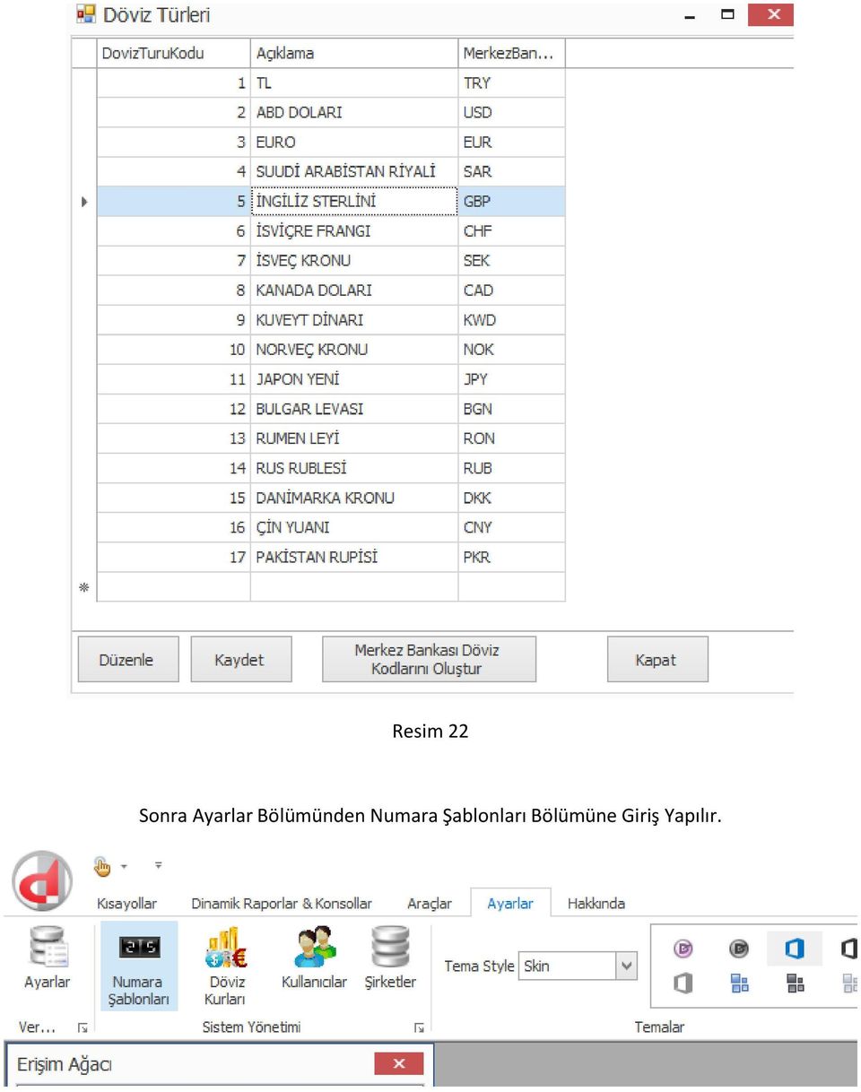 Numara Şablonları