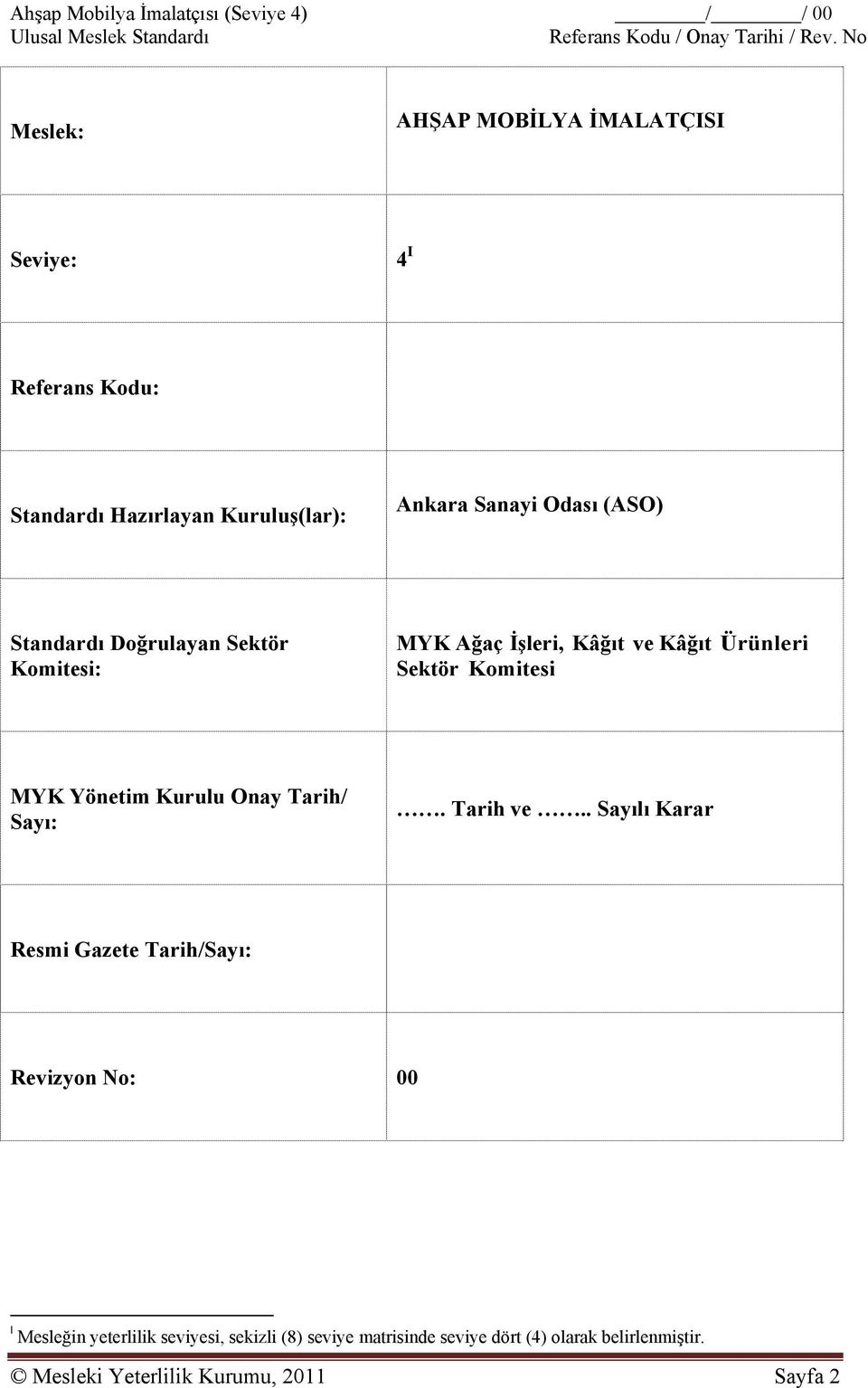 Kurulu Onay Tarih/ Sayı:. Tarih ve.