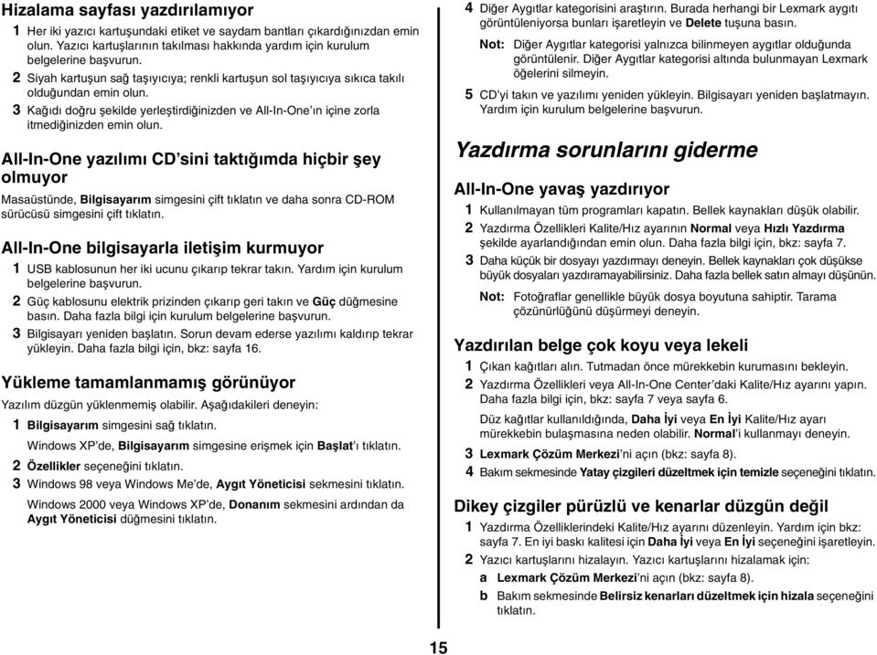 All-In-One yazılımı CD sini taktığımda hiçbir şey olmuyor Masaüstünde, Bilgisayarım simgesini çift tıklatın ve daha sonra CD-ROM sürücüsü simgesini çift tıklatın.