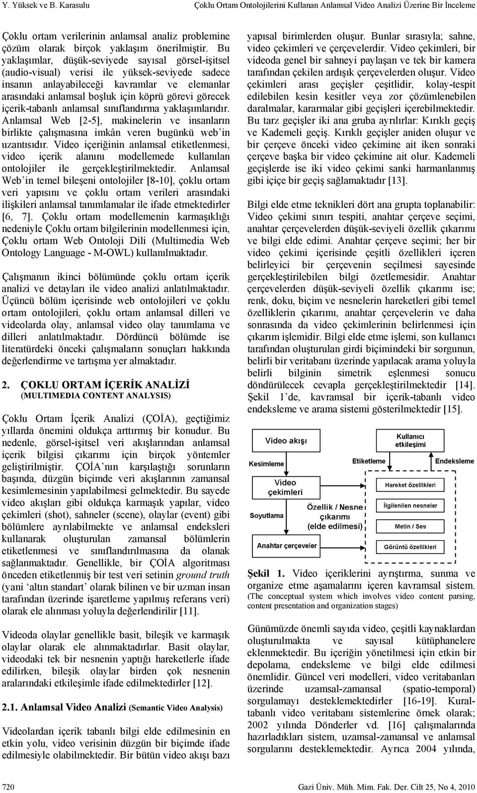 görecek içerik-tabanlı anlamsal sınıflandırma yaklaşımlarıdır. Anlamsal Web [2-5], makinelerin ve insanların birlikte çalışmasına imkân veren bugünkü web in uzantısıdır.