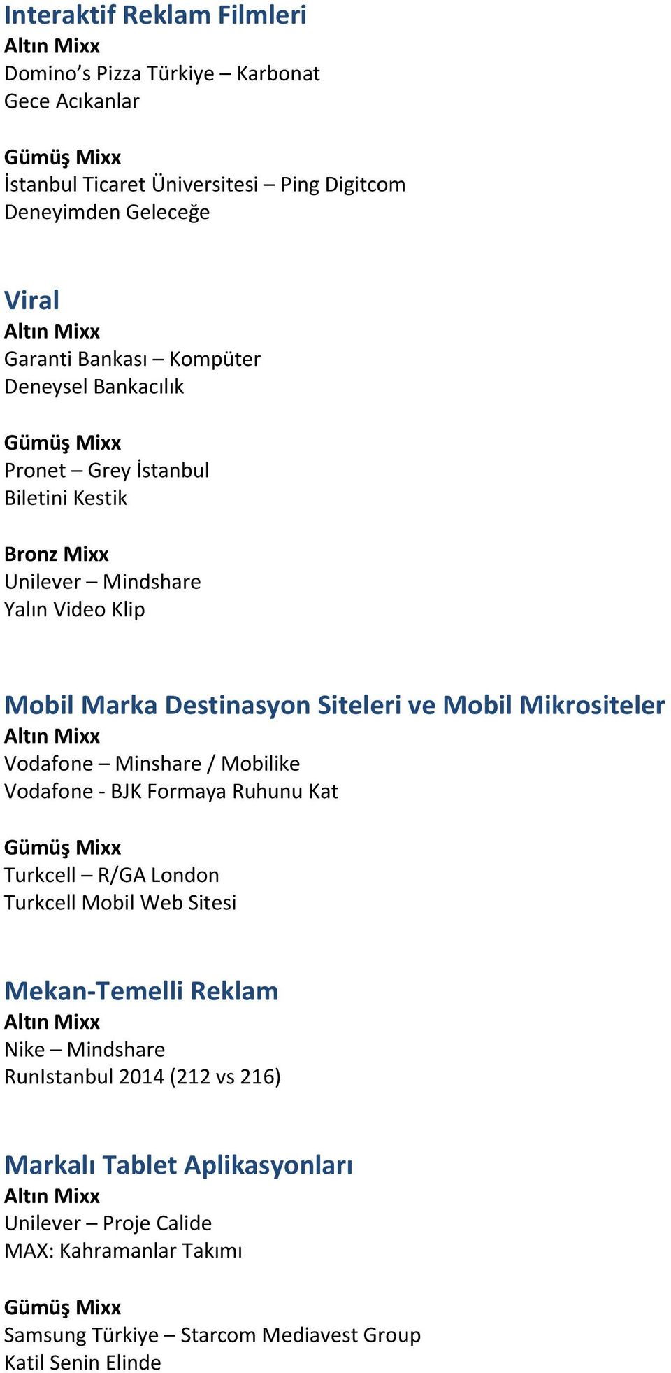 Mikrositeler Vodafone Minshare / Mobilike Vodafone - BJK Formaya Ruhunu Kat Turkcell R/GA London Turkcell Mobil Web Sitesi Mekan-Temelli Reklam Nike