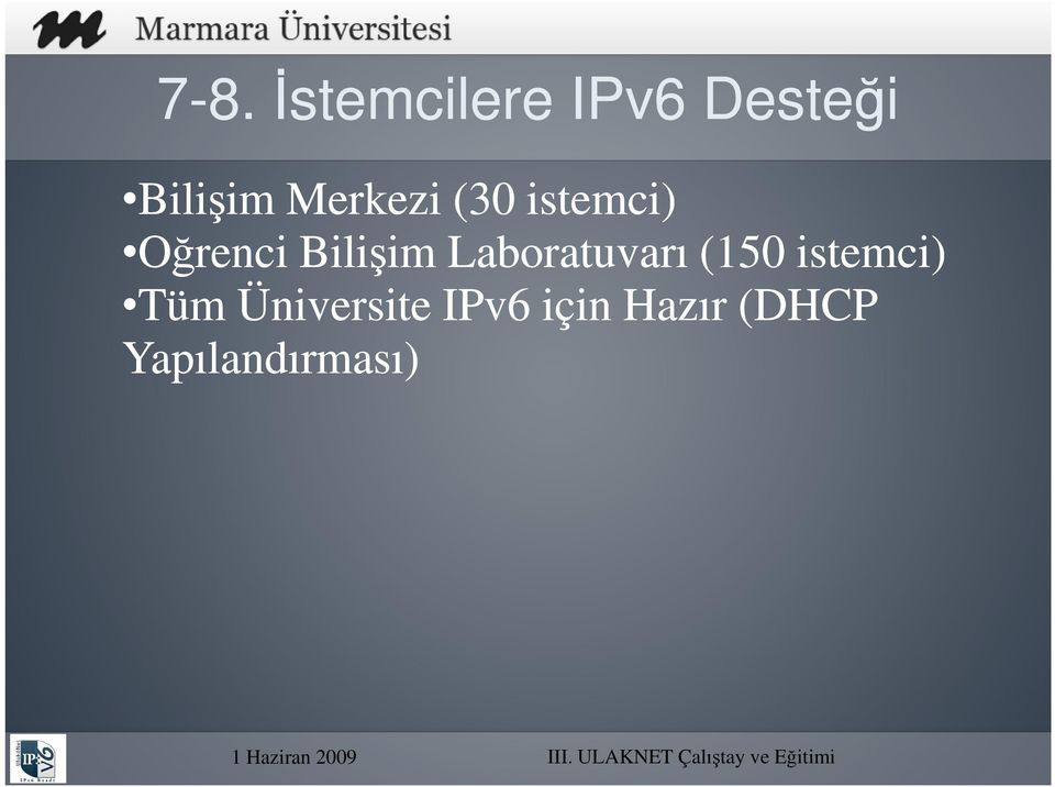 Laboratuvarı (150 istemci) Tüm