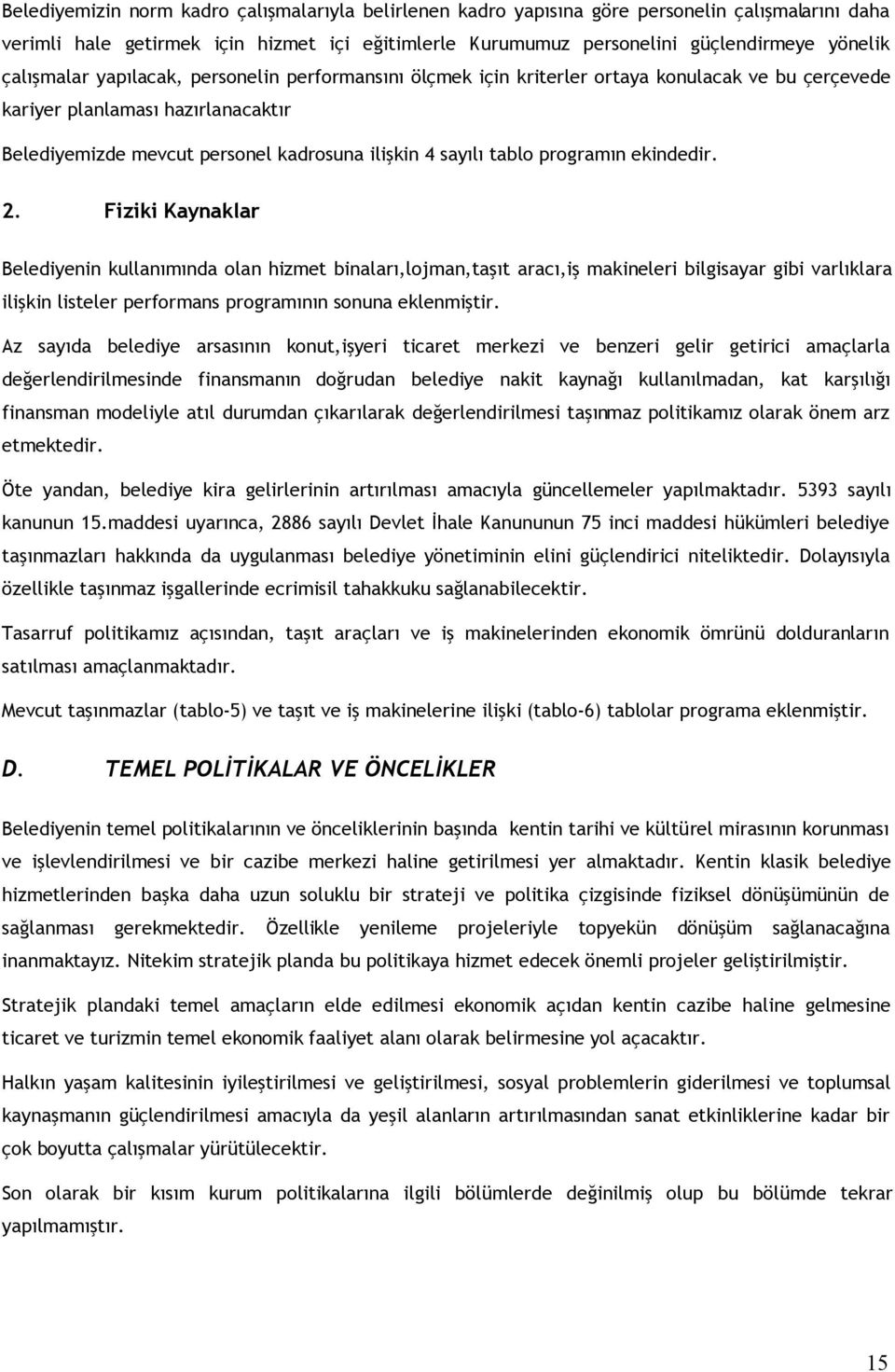 programın ekindedir. 2.