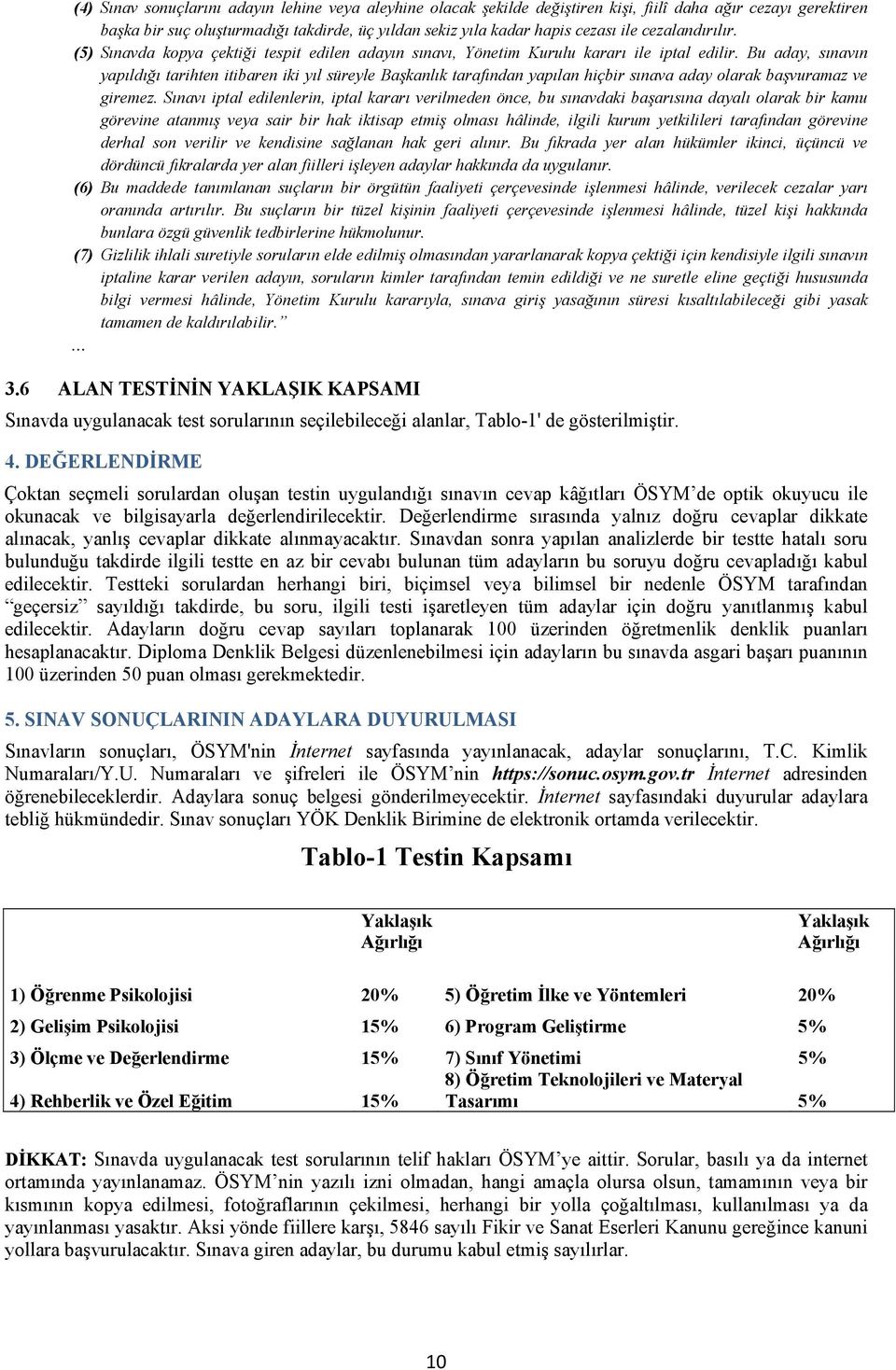 Bu aday, sınavın yapıldığı tarihten itibaren iki yıl süreyle Başkanlık tarafından yapılan hiçbir sınava aday olarak başvuramaz ve giremez.