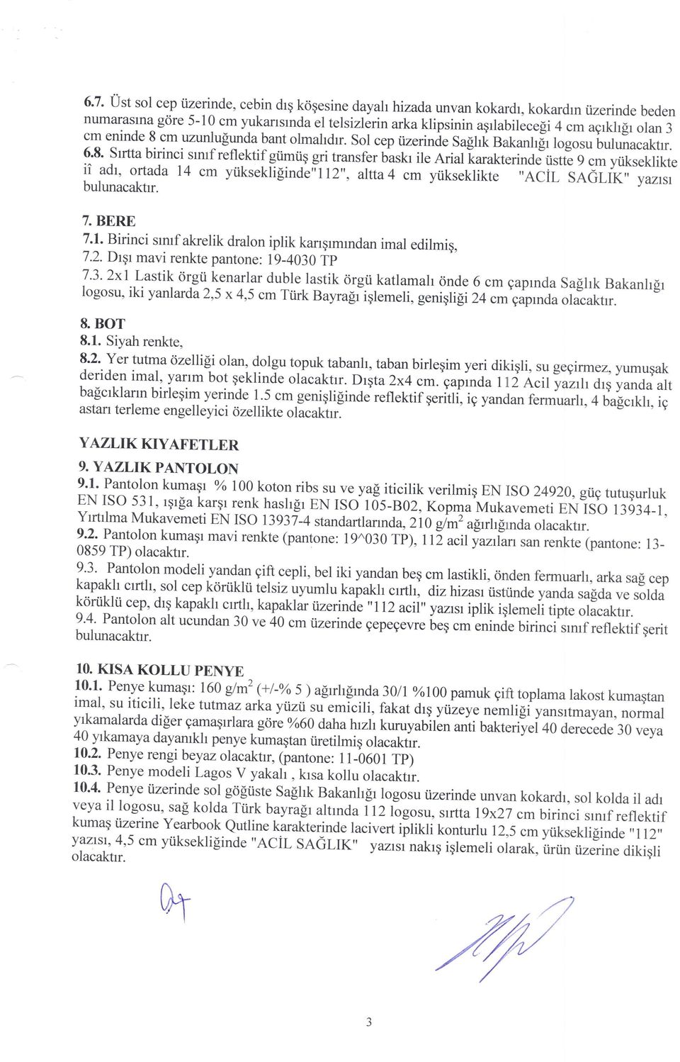 6'& Srrtta birinci srmf reflektif gtimtig gri transfer baskr ile Arial Larakterinde"tistt-e 9 cm yiikseklikte ii adr, ortada 14 cm yiiksekligind'ei!