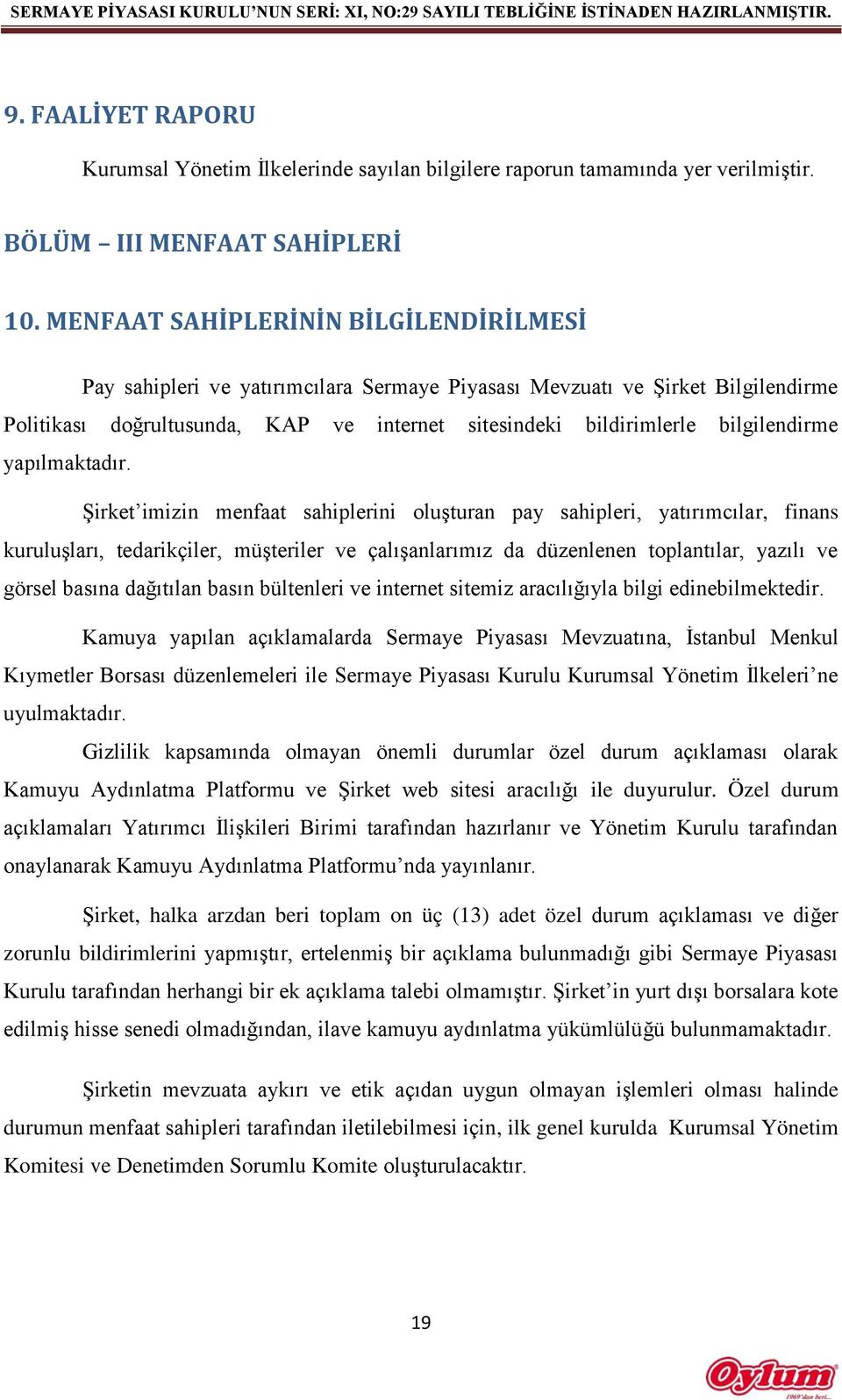 bilgilendirme yapılmaktadır.