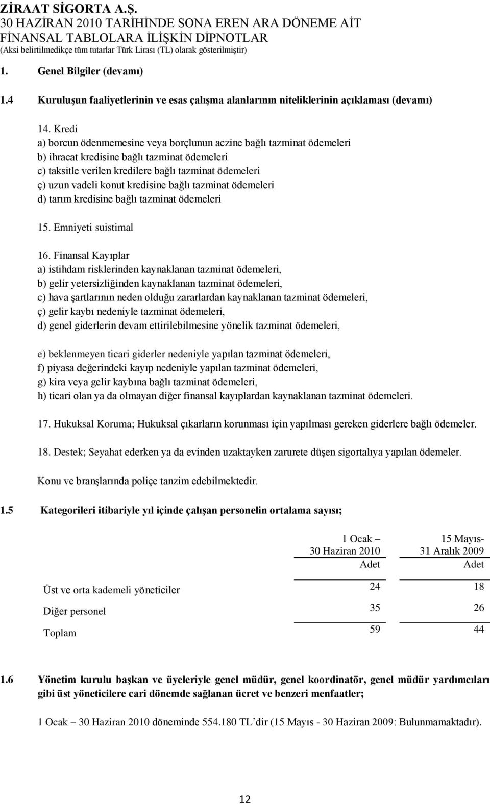 kredisine bağlı tazminat ödemeleri d) tarım kredisine bağlı tazminat ödemeleri 15. Emniyeti suistimal 16.