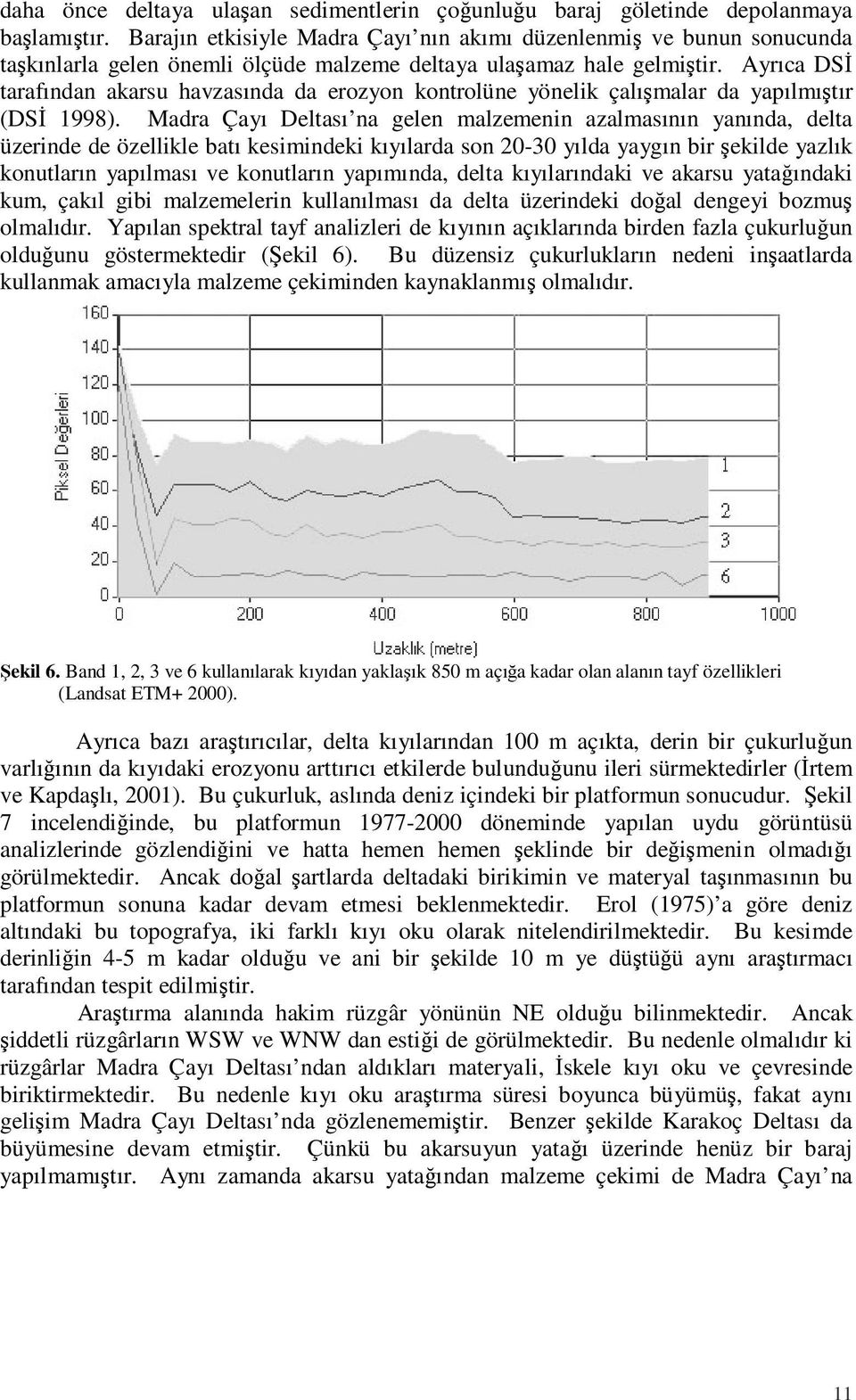 Ayrıca DSİ tarafından akarsu havzasında da erozyon kontrolüne yönelik çalışmalar da yapılmıştır (DSİ 1998).