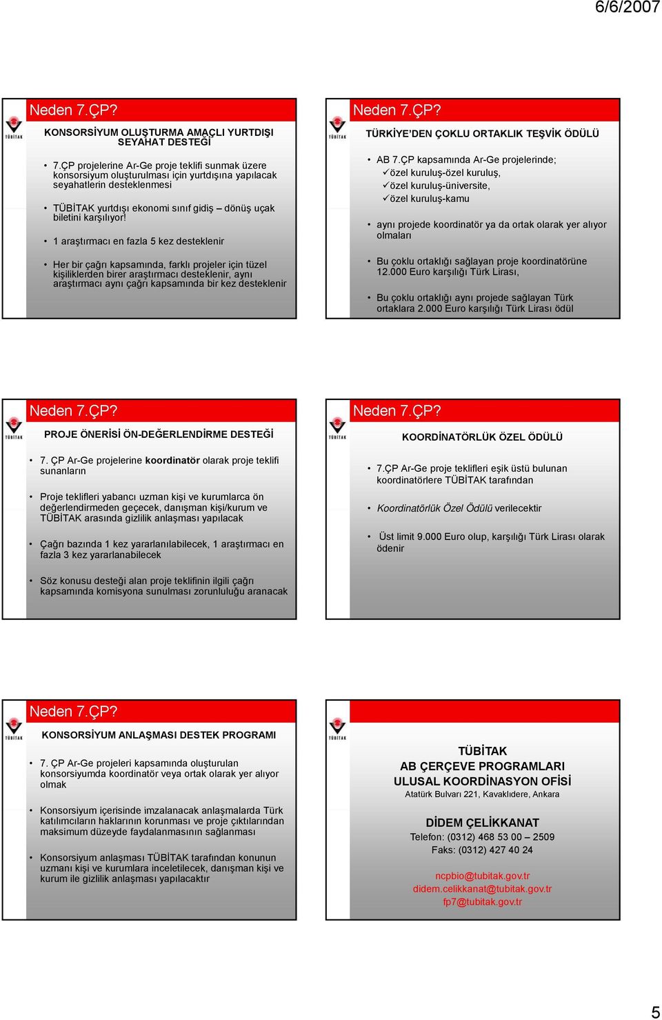 1 araştırmacı en fazla 5 kez desteklenir Her bir çağrı kapsamında, farklı projeler için tüzel kişiliklerden birer araştırmacı desteklenir, aynı araştırmacı aynı çağrı kapsamında bir kez desteklenir