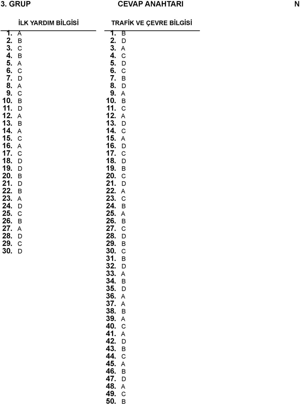 C 7. B 8. D 9. A 10. B 11. C 12. A 13. D 14. C 15. A 16. D 17. C 18. D 19. B 20. C 21. D 22. A 23. C 24. B 25. A 26. B 27. C 28.