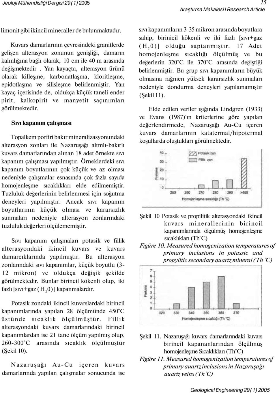 Yan kayaçta, alterasyon ürünü olarak killeşme, karbonatlaşma, kloritleşme, epidotlaşma ve silisleşme belirlenmiştir.