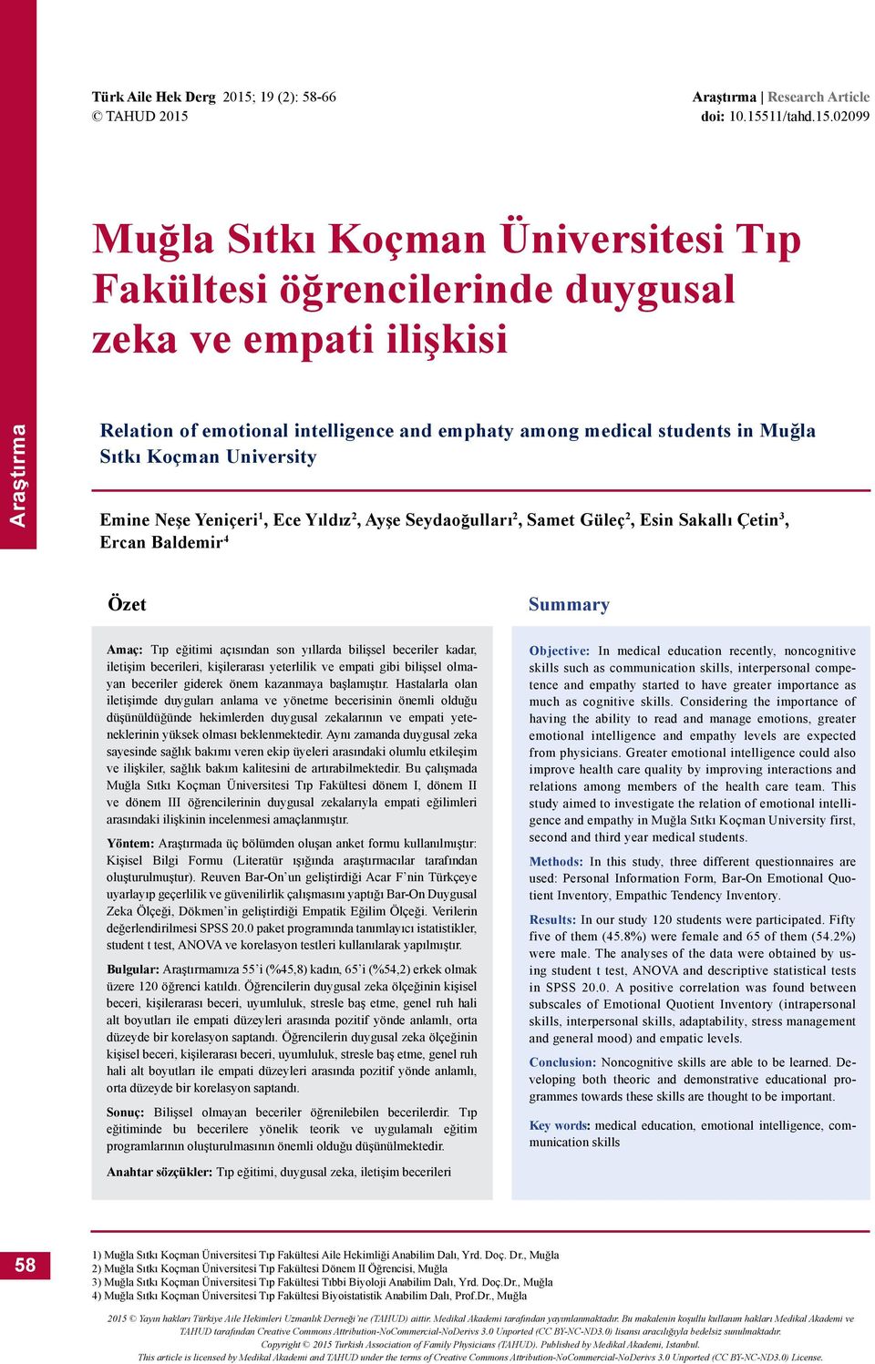 Araştırma Research Article doi: 10.155