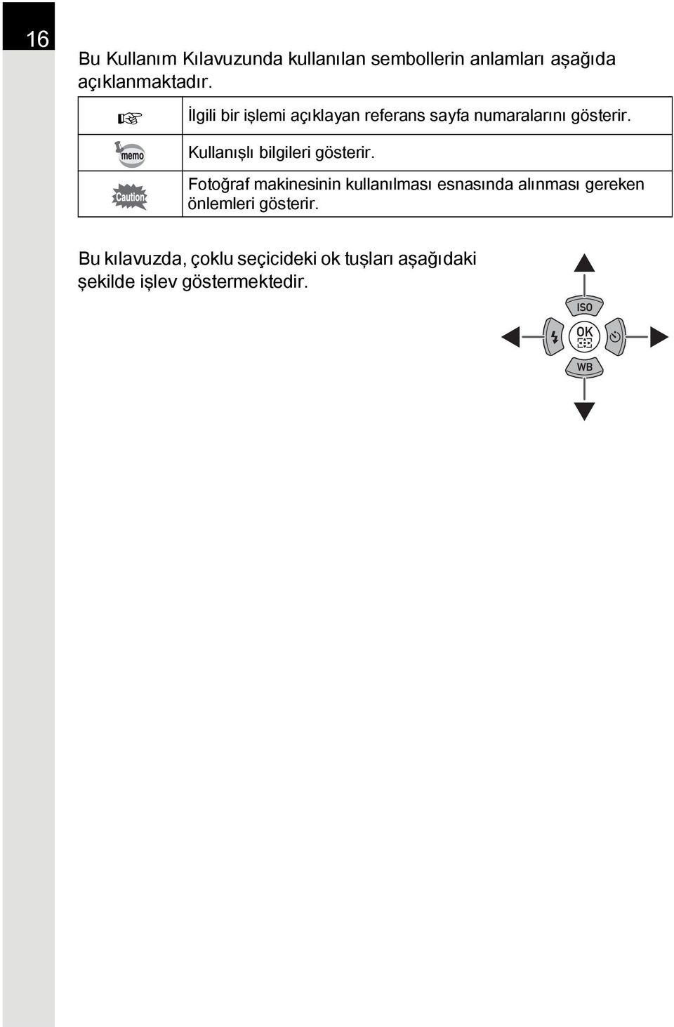 Kullanışlı bilgileri gösterir.