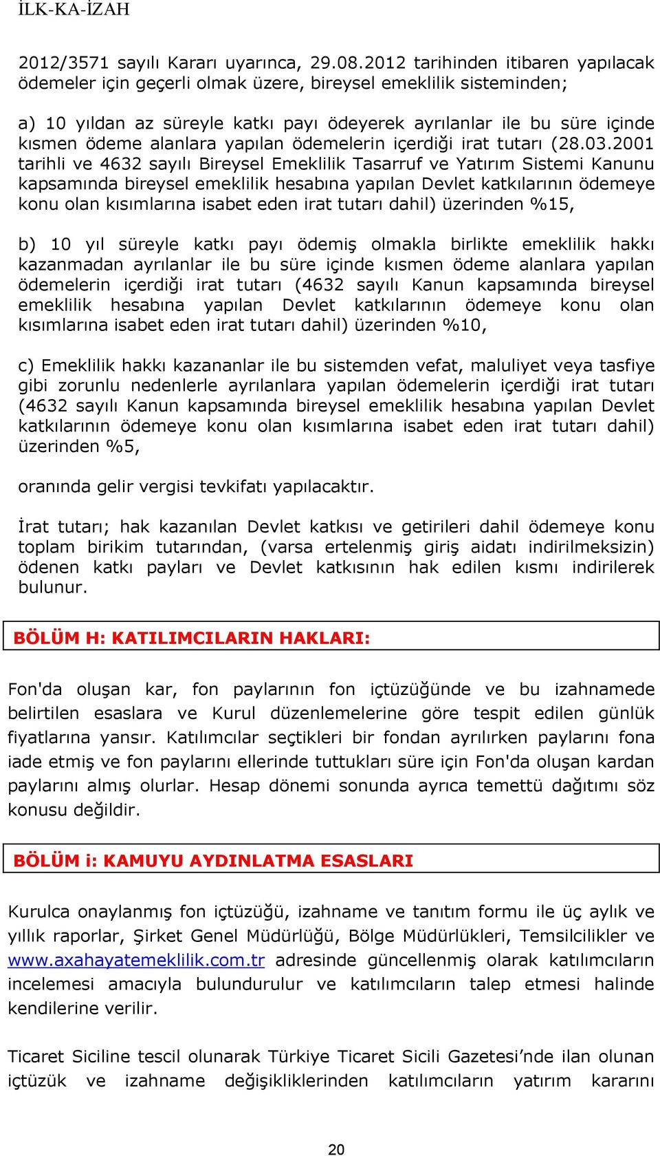 yapılan ödemelerin içerdiği irat tutarı (28.03.