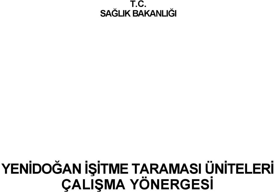 YENİDOĞAN İŞİTME