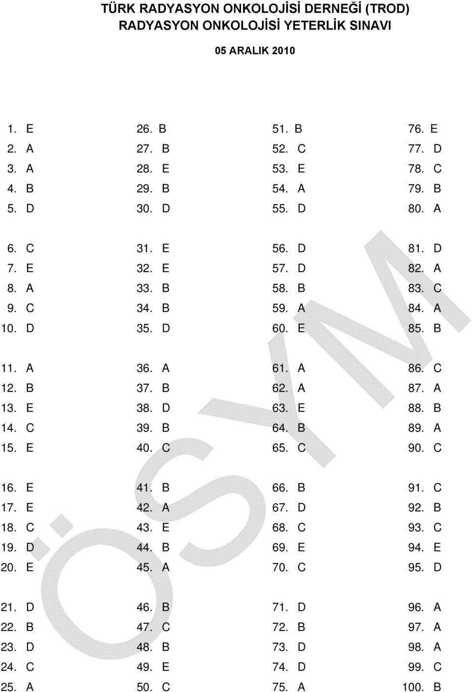 A 86. C 12. B 37. B 62. A 87. A 13. E 38. D 63. E 88. B 14. C 39. B 64. B 89. A 15. E 40. C 65. C 90. C 16. E 41. B 66. B 91. C 17. E 42. A 67. D 92. B 18. C 43. E 68.