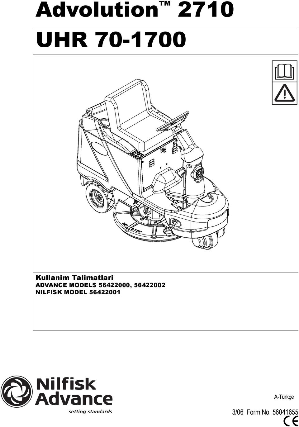 MODELS 56422000, 56422002 NILFISK