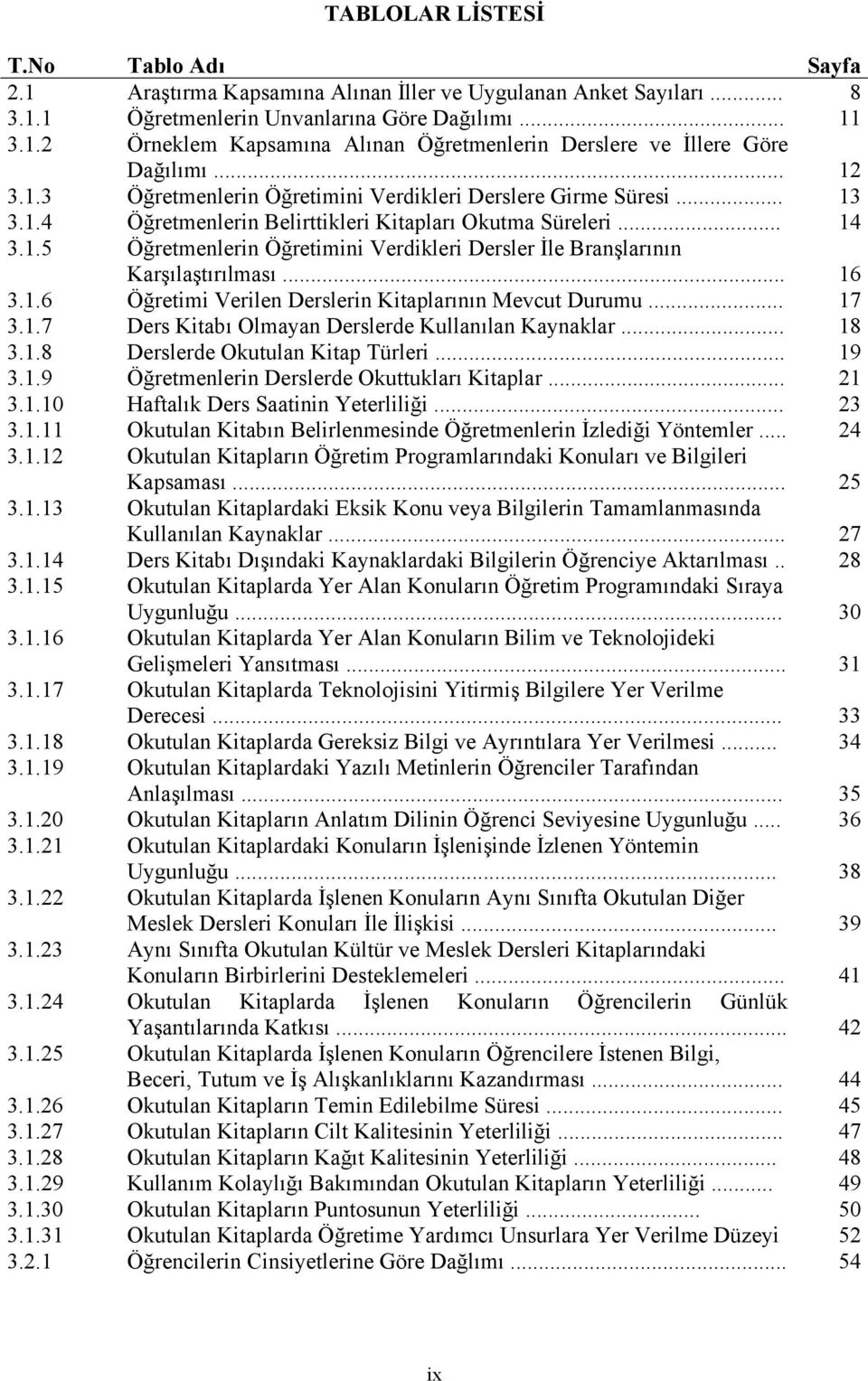 .. 17 3.1.7 ers tabı lmayan erslerde ullanılan aynaklar... 18 3.1.8 erslerde kutulan tap ürler... 19 3.1.9 ğretmenlern erslerde kuttukları taplar... 21 3.1.10 aftalık ers aatnn eterllğ... 23 3.1.11 kutulan tabın elrlenmesnde ğretmenlern zledğ öntemler.