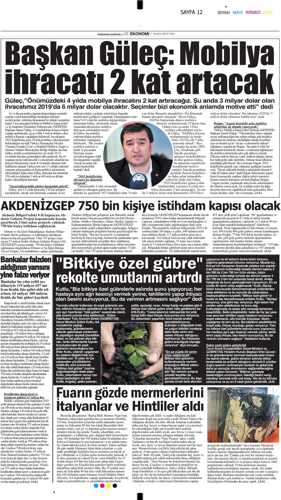 Bu d verimin rtmsını sğlıyor" dedi Trımd yıllrdır kullnıln iki çeşit gübrenin yerine, bitkinin ihtiyçlrı gözetilerek her bir ürün için bitkiye özel olrk gübre üretir hle geldiklerini be- çeltik,