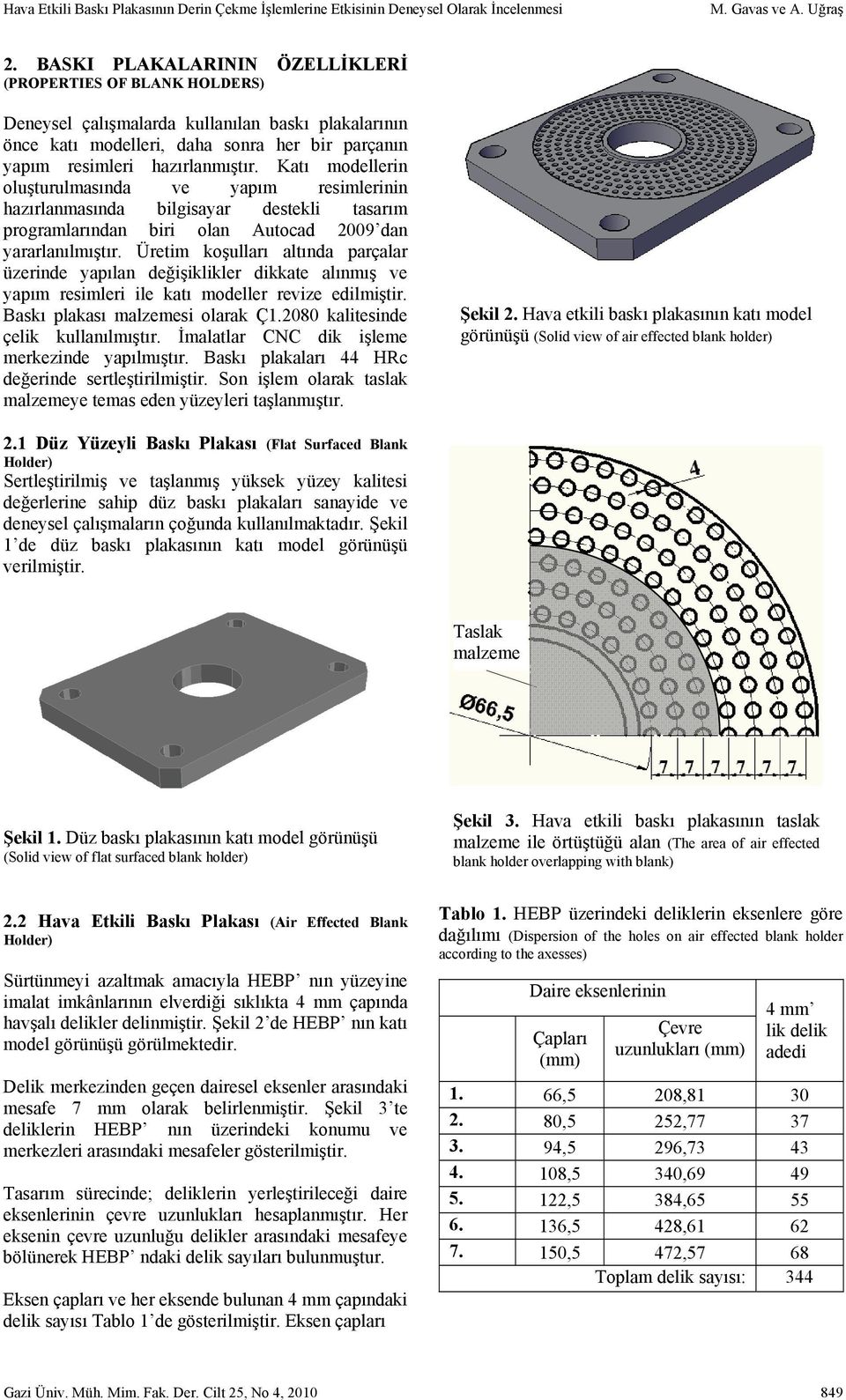 Katı modellerin oluşturulmasında ve yapım resimlerinin hazırlanmasında bilgisayar destekli tasarım programlarından biri olan Autocad 2009 dan yararlanılmıştır.