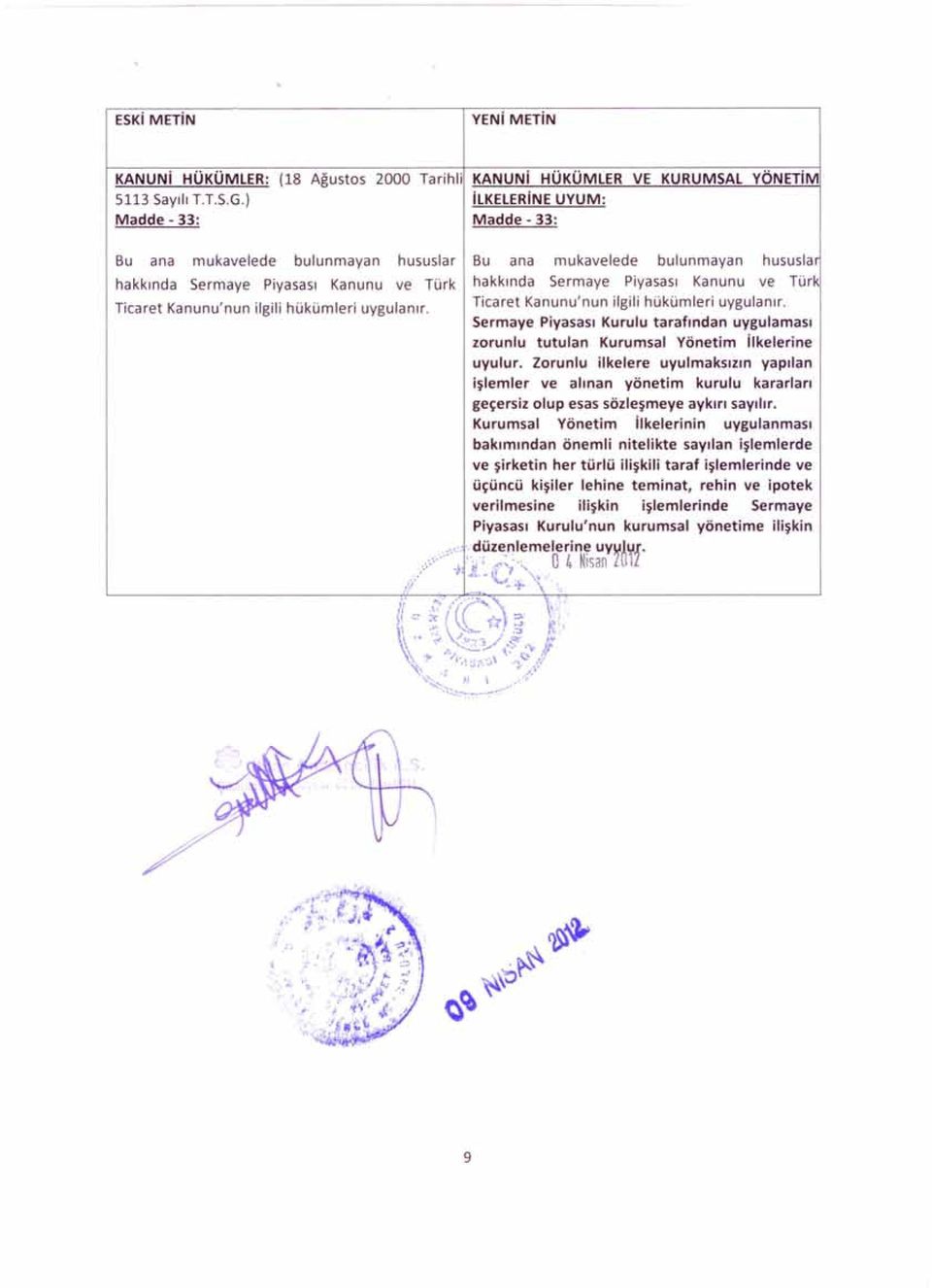 Bu ana mukavelede bulunmayan hususlar hakkında Sermaye Piyasası Kanunu ve Türk Ticaret Kanunu'nun ilgili hükümleri Sermaye Piyasası Kurulu tarafından uygulanır.