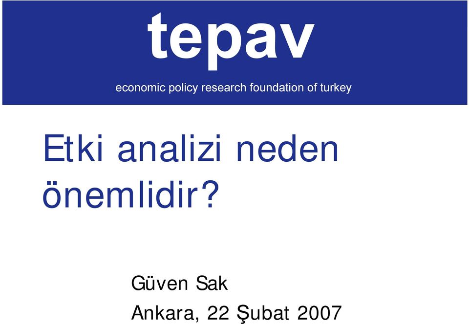 turkey Etki analizi neden