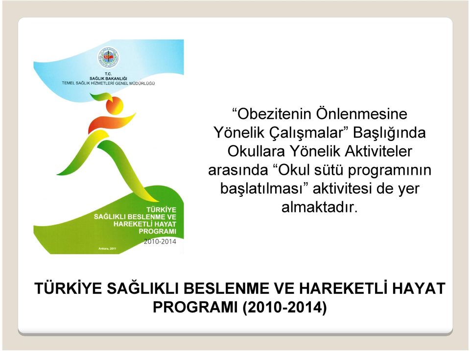 programının başlatılması aktivitesi de yer almaktadır.