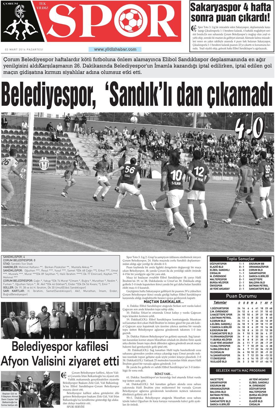 en son sahasýnda Çorum Belediyespor'a maðlup olan yeþil-siyahlý ekip, sonraki iki maçtan da galibiyet alamadý.