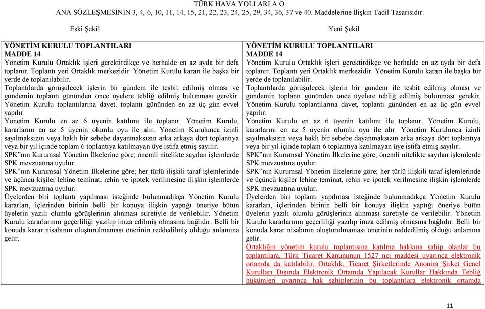 Toplantılarda görüşülecek işlerin bir gündem ile tesbit edilmiş olması ve gündemin toplantı gününden önce üyelere tebliğ edilmiş bulunması gerekir.