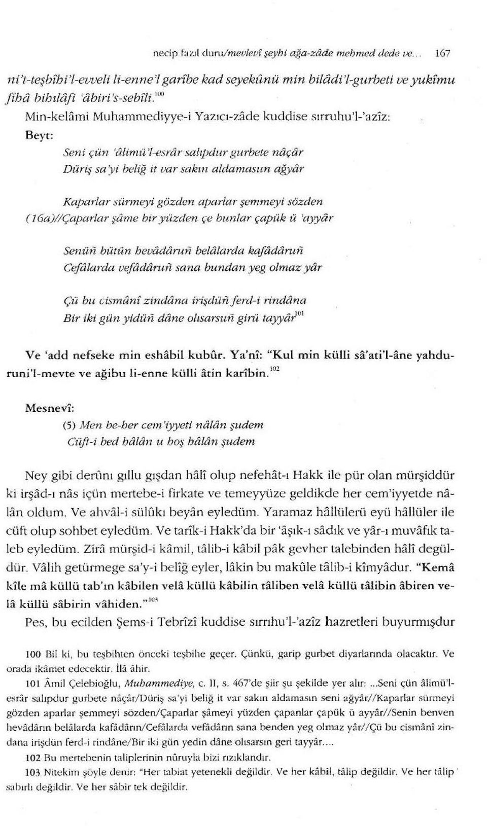 aparlar Şf!mmeyi sözden (16a)I/Çapaı"lar şame bir yüzelen çe bunlar çapük ü 'ayyar Senüii bütün hevadarı.