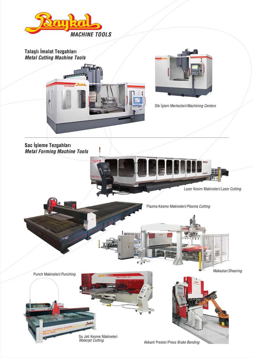 Kesim Makineleri/Laser Cutting Plazma Kesme Makineleri/Plasma Cutting Punch