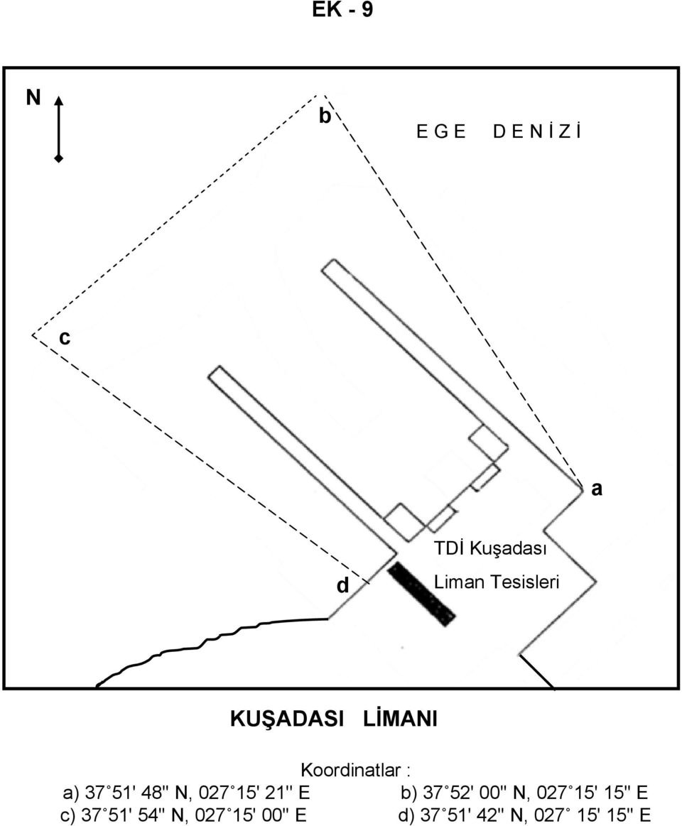 48'', 027 15' 21'' E ) 37 52' 00'', 027 15' 15''