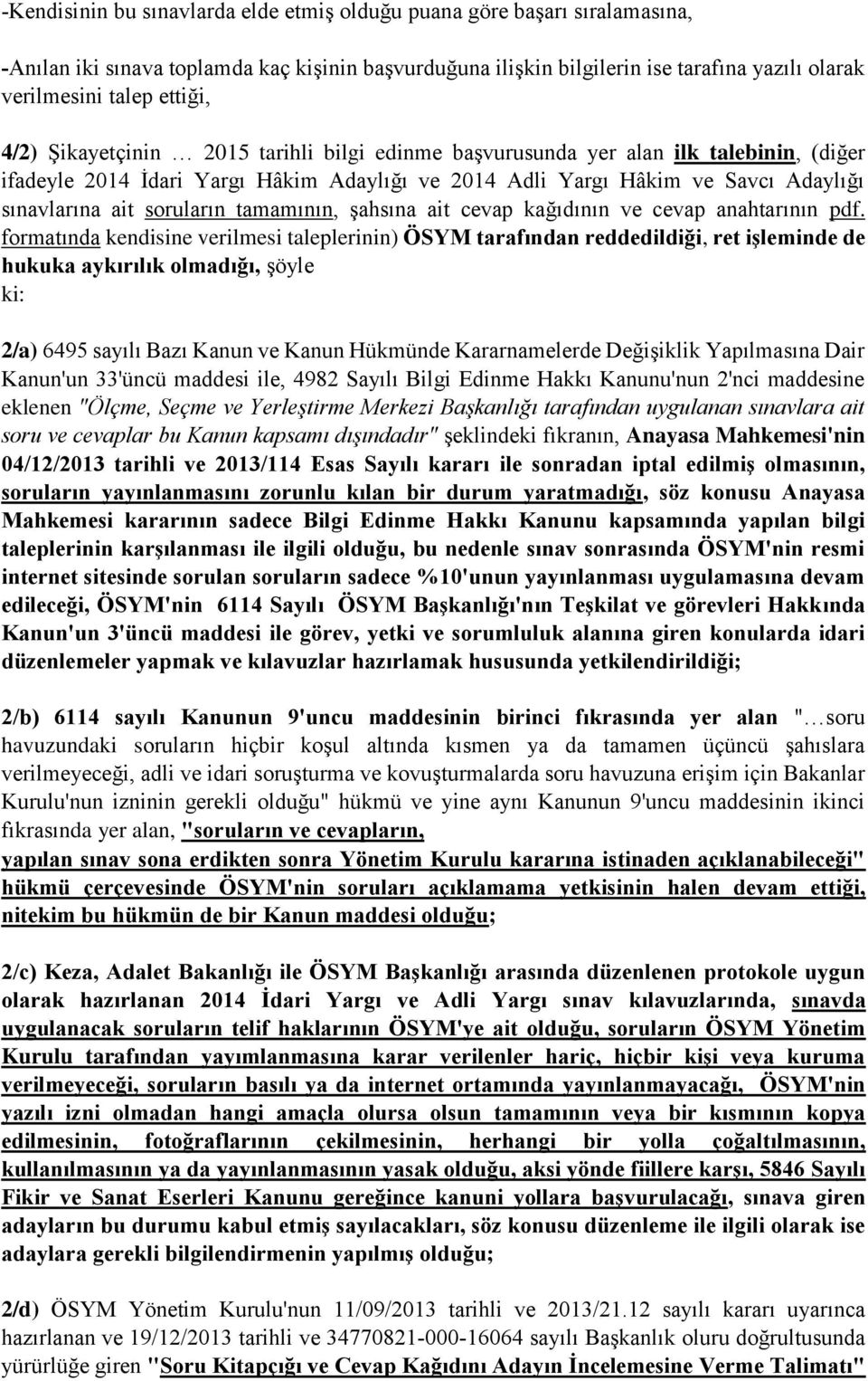 tamamının, şahsına ait cevap kağıdının ve cevap anahtarının pdf.