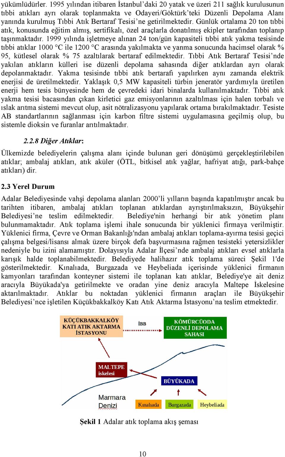 Bertaraf Tesisi ne getirilmektedir. Günlük ortalama 20 ton tıbbi atık, konusunda eğitim almış, sertifikalı, özel araçlarla donatılmış ekipler tarafından toplanıp taşınmaktadır.