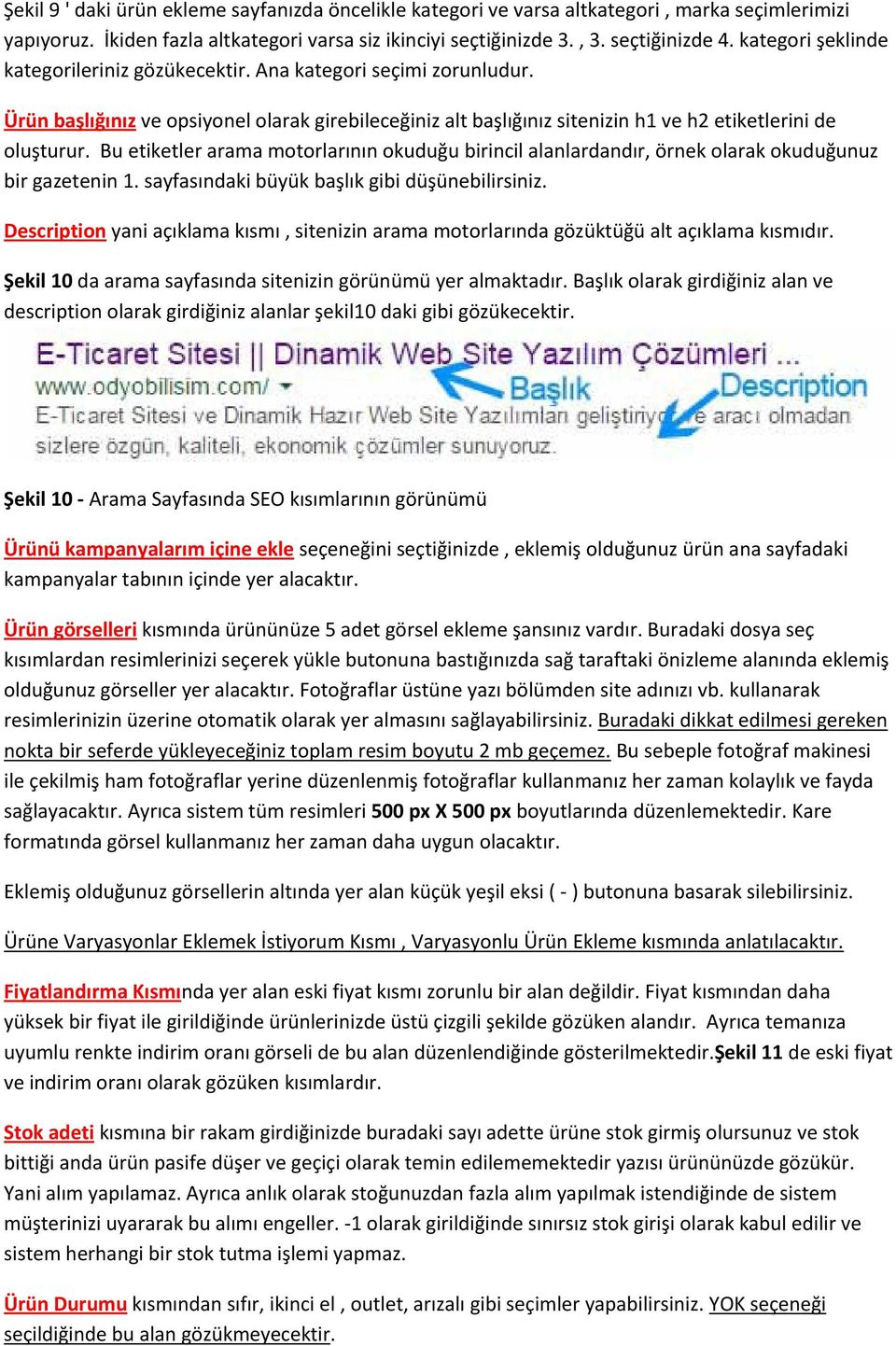 Bu etiketler arama motorlarının okuduğu birincil alanlardandır, örnek olarak okuduğunuz bir gazetenin 1. sayfasındaki büyük başlık gibi düşünebilirsiniz.