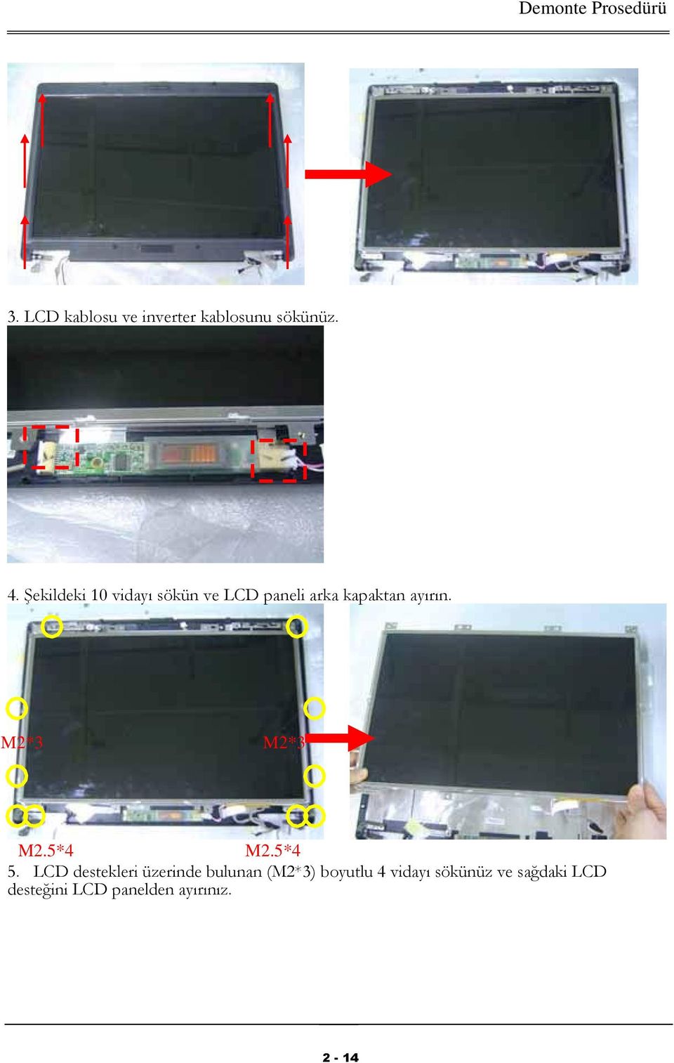 M2*3 M2*3 M2.5*4 M2.5*4 5.