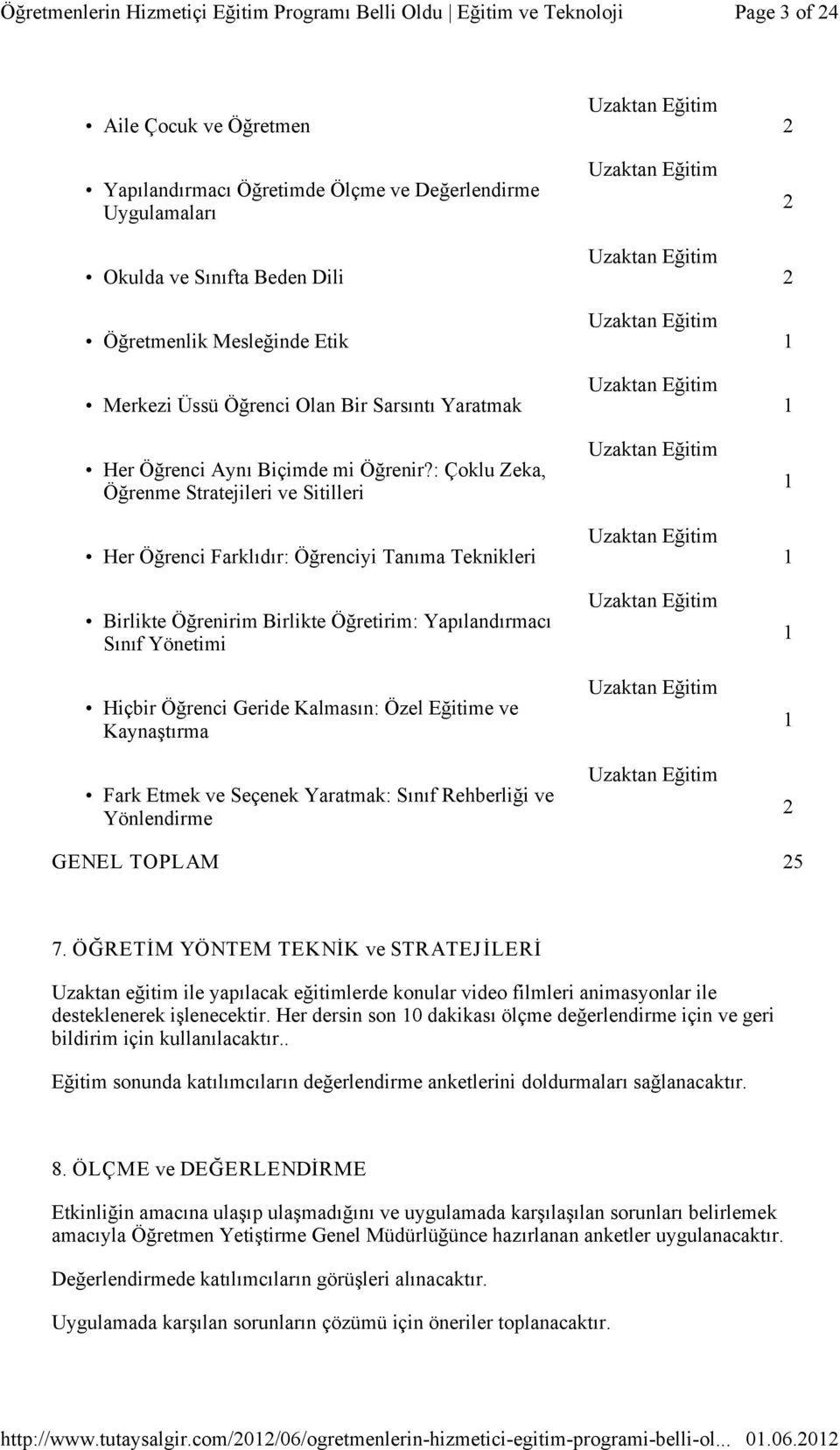 : Çoklu Zeka, Öğrenme Stratejileri ve Sitilleri Her Öğrenci Farklıdır: Öğrenciyi Tanıma Teknikleri Birlikte Öğrenirim Birlikte Öğretirim: Yapılandırmacı Sınıf Yönetimi Hiçbir Öğrenci Geride Kalmasın: