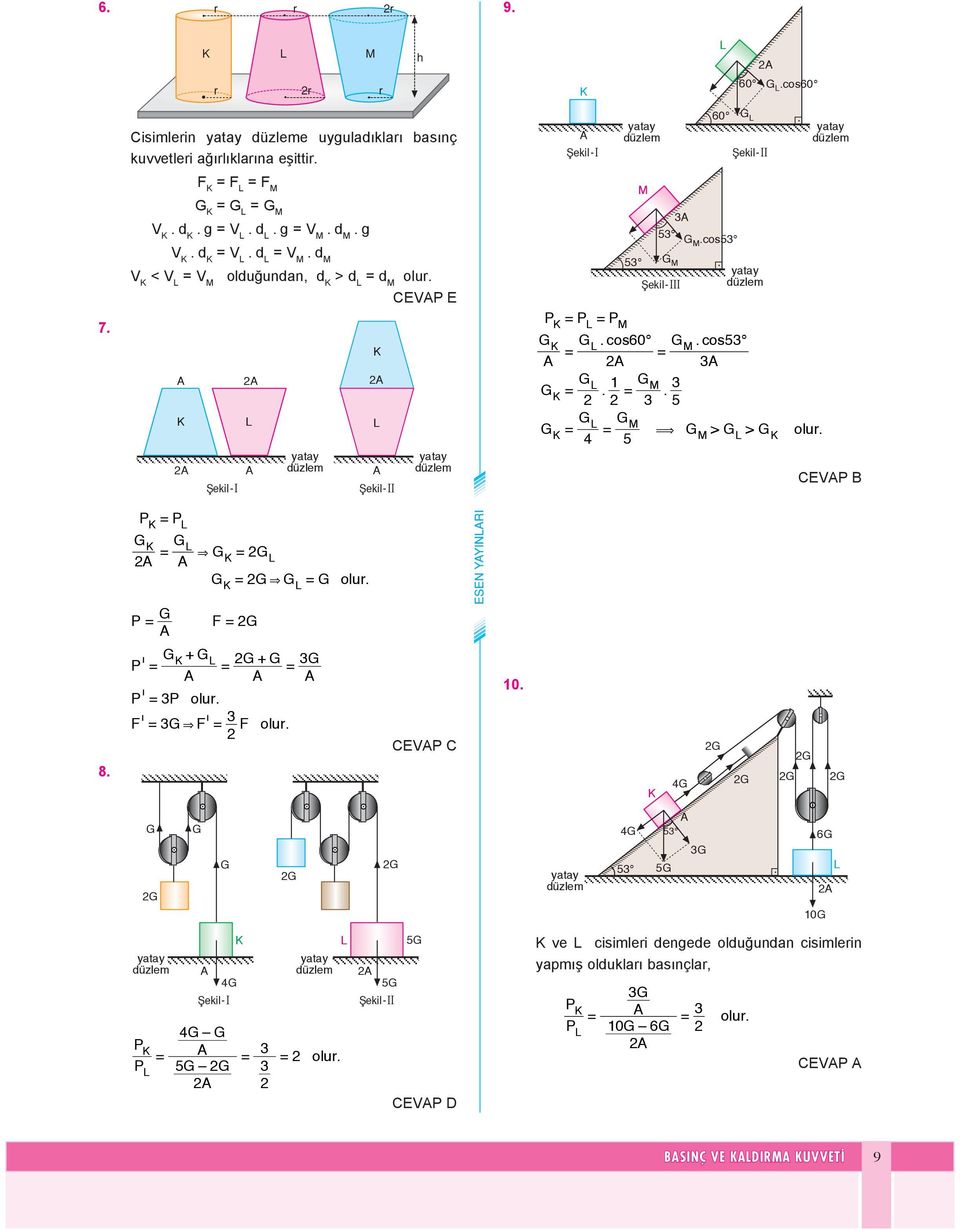 eşit ti. 60 F F F. V. V. V. V. V. V. V < V V oluğunn, > CEV E & & 5 5.cos5. cos60.