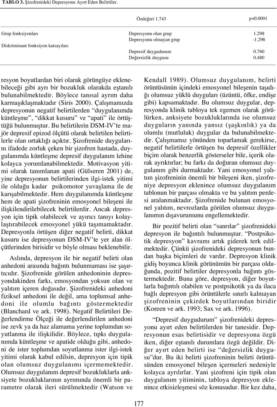 480 resyon boyutlardan biri olarak görüngüye eklenebileceği gibi ayr bir bozukluk olarakda eştan l bulunabilmektedir. Böylece tan sal ayr m daha karmaş klaşmaktad r (Siris 2000).